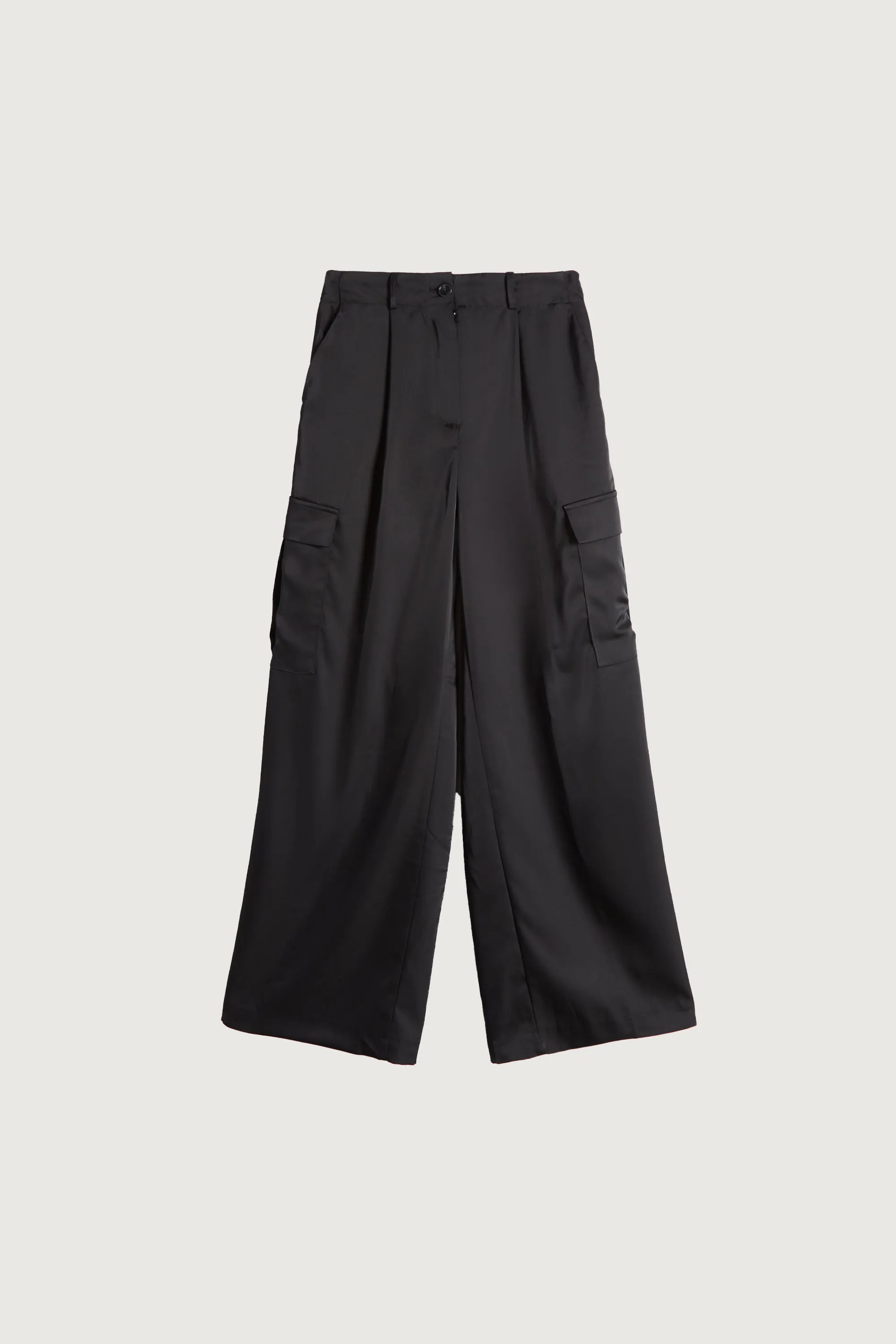 SATIN TROUSERS WITH CARGO POCKETS sold by OAK AND FORT product image thumbnail 4