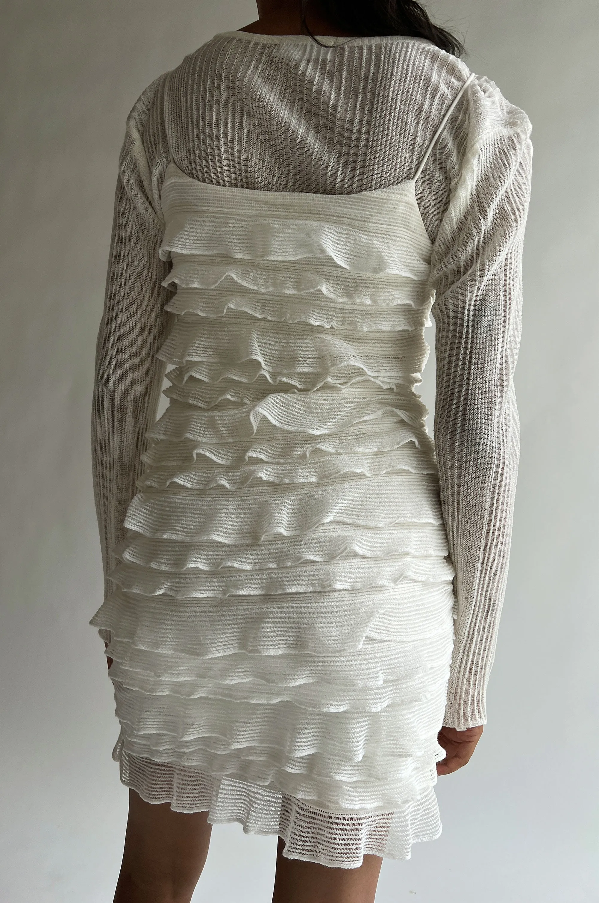 RUFFLED LAYER MINI DRESS sold by OAK AND FORT product image thumbnail 3