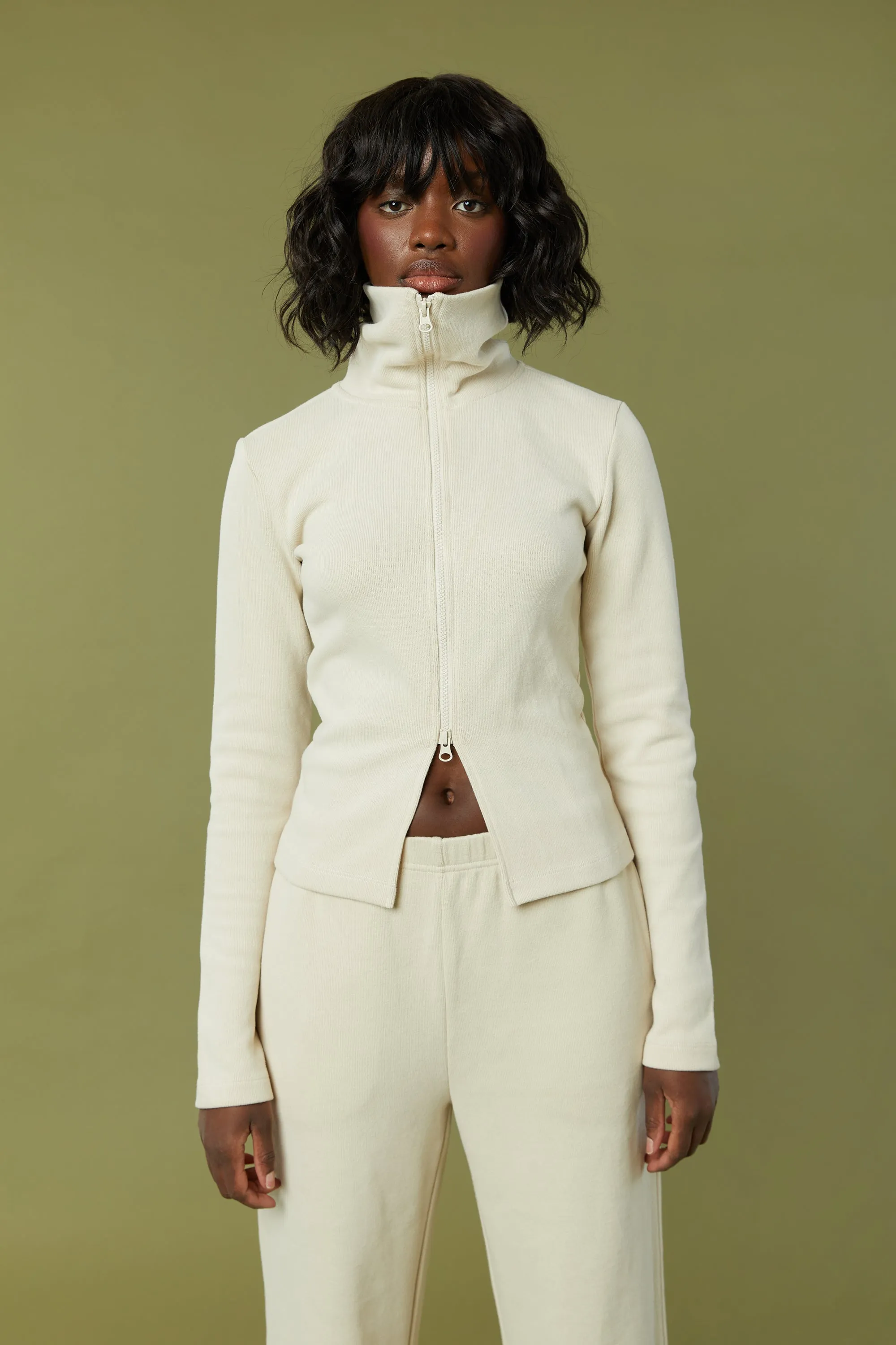 ZIP UP TOP sold by OAK AND FORT product image thumbnail 4