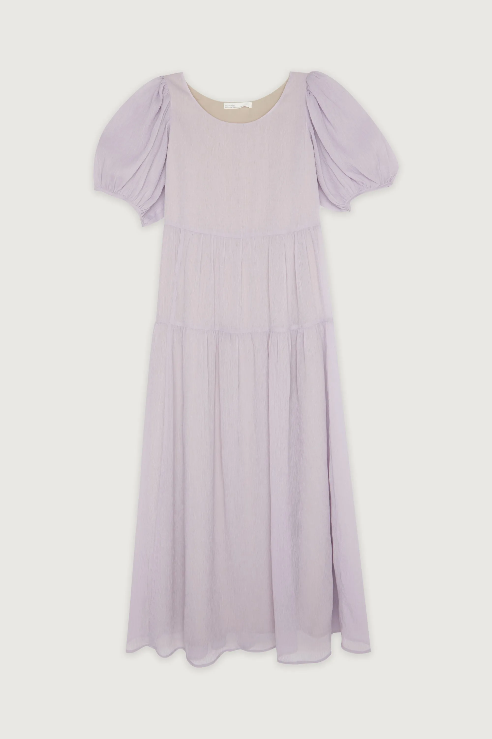 PUFF SLEEVE TIERED DRESS sold by OAK AND FORT product image thumbnail 5