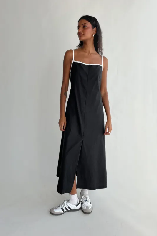 TANK DRESS WITH CONTRAST TRIM made by OAK AND FORT