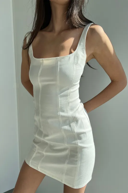 DENIM MINI DRESS sold by OAK AND FORT