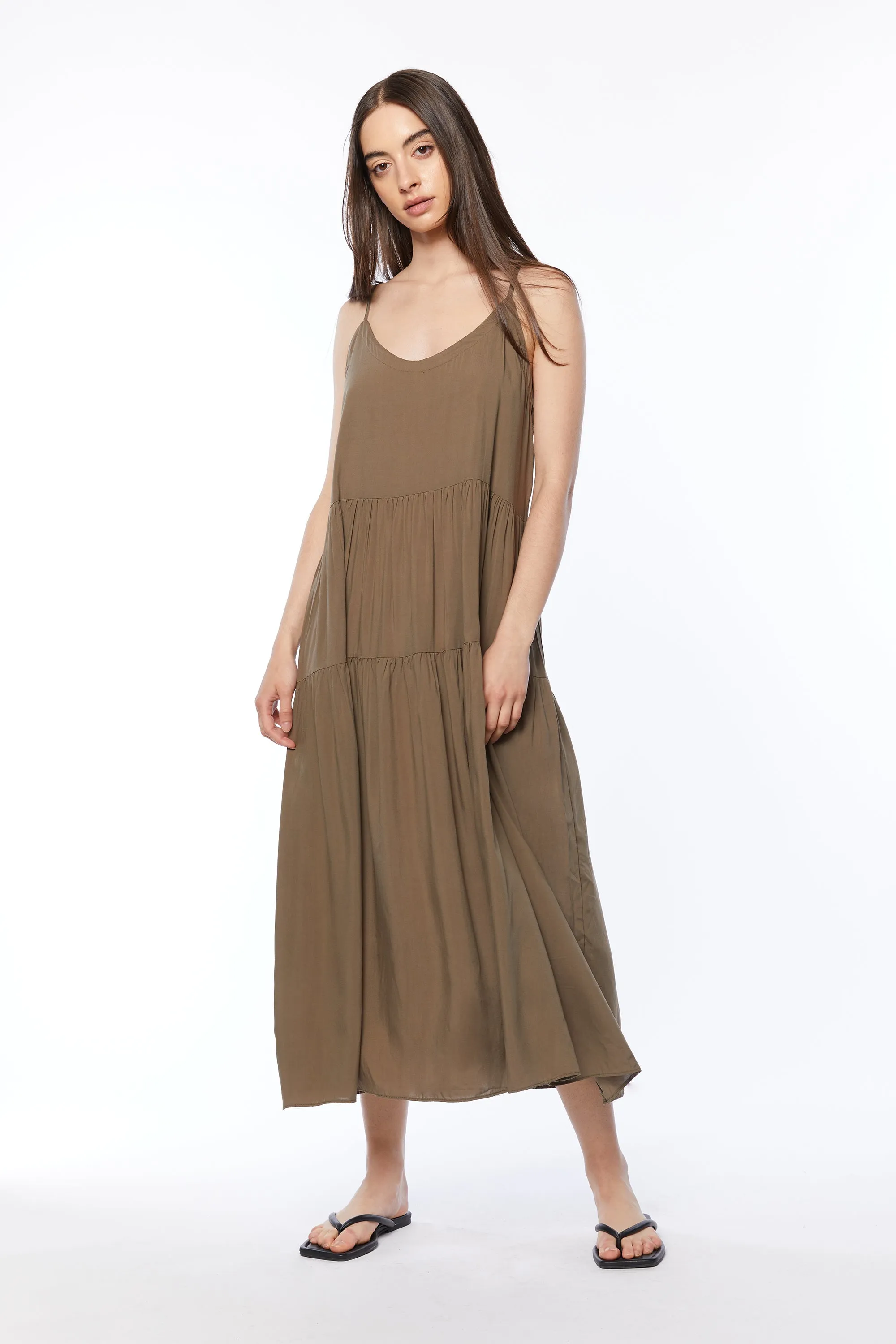 TIERED TANK DRESS sold by OAK AND FORT