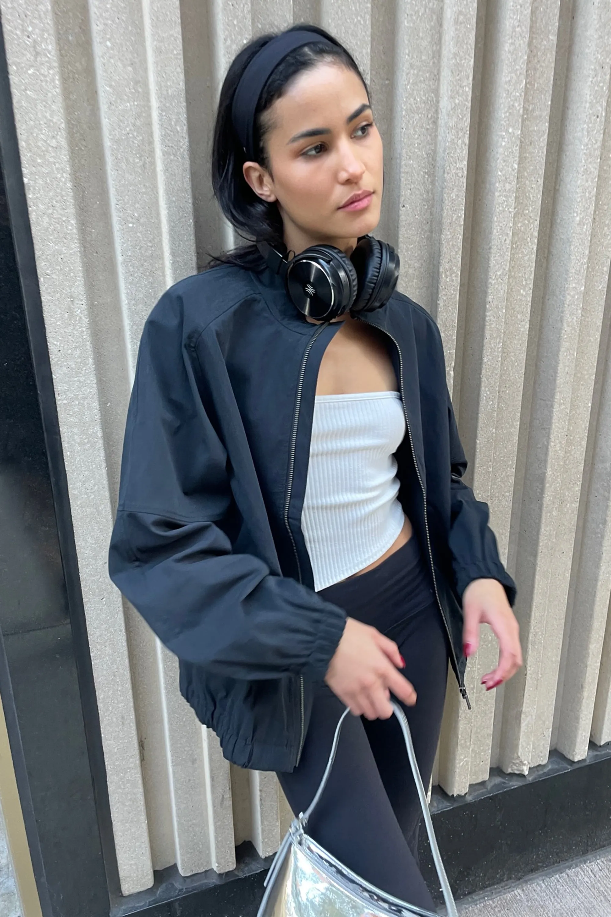 COTTON NYLON COACH JACKET sold by OAK AND FORT product image thumbnail 2