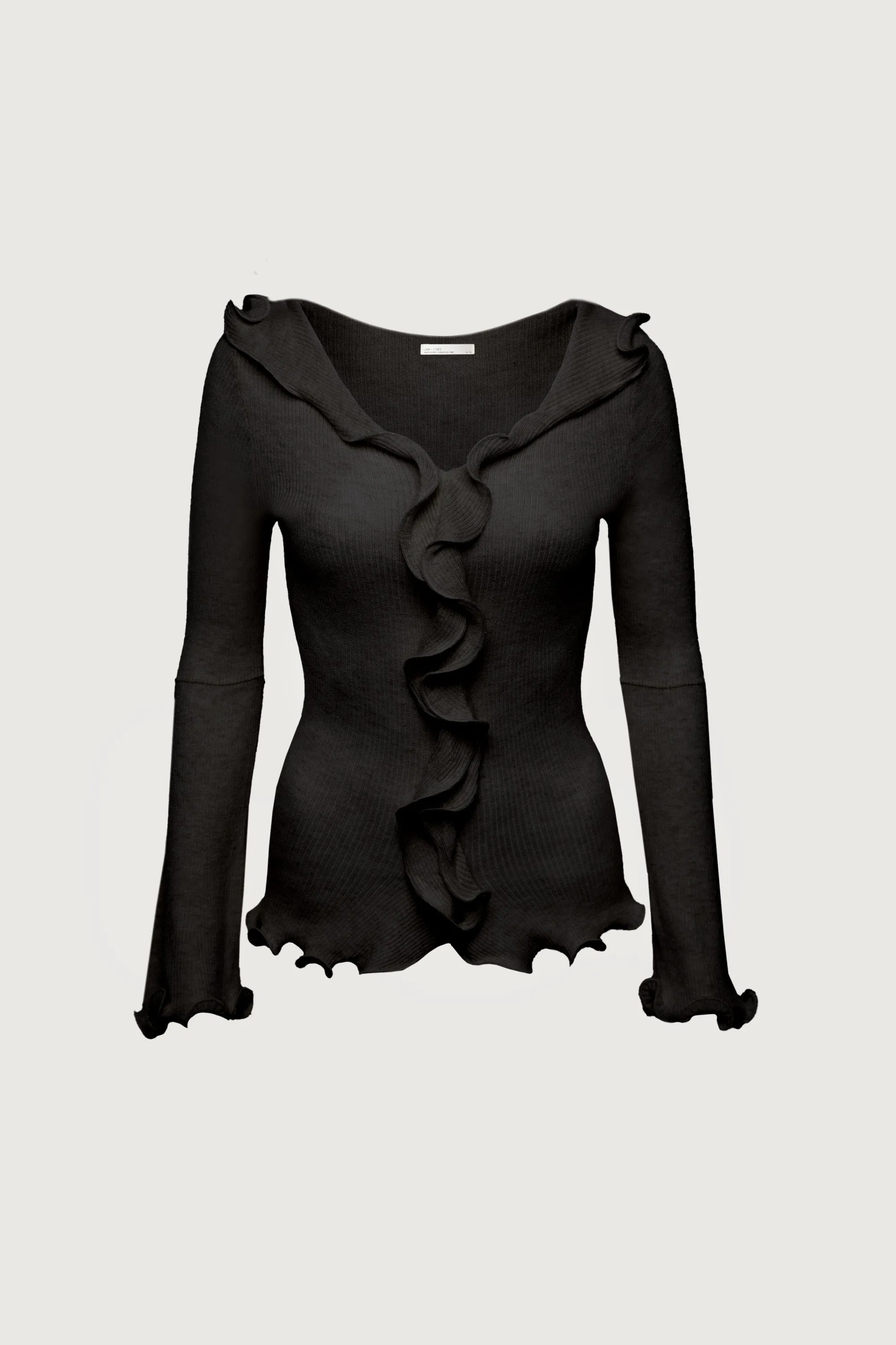 TOP WITH RUFFLE DETAIL sold by OAK AND FORT product image thumbnail 5