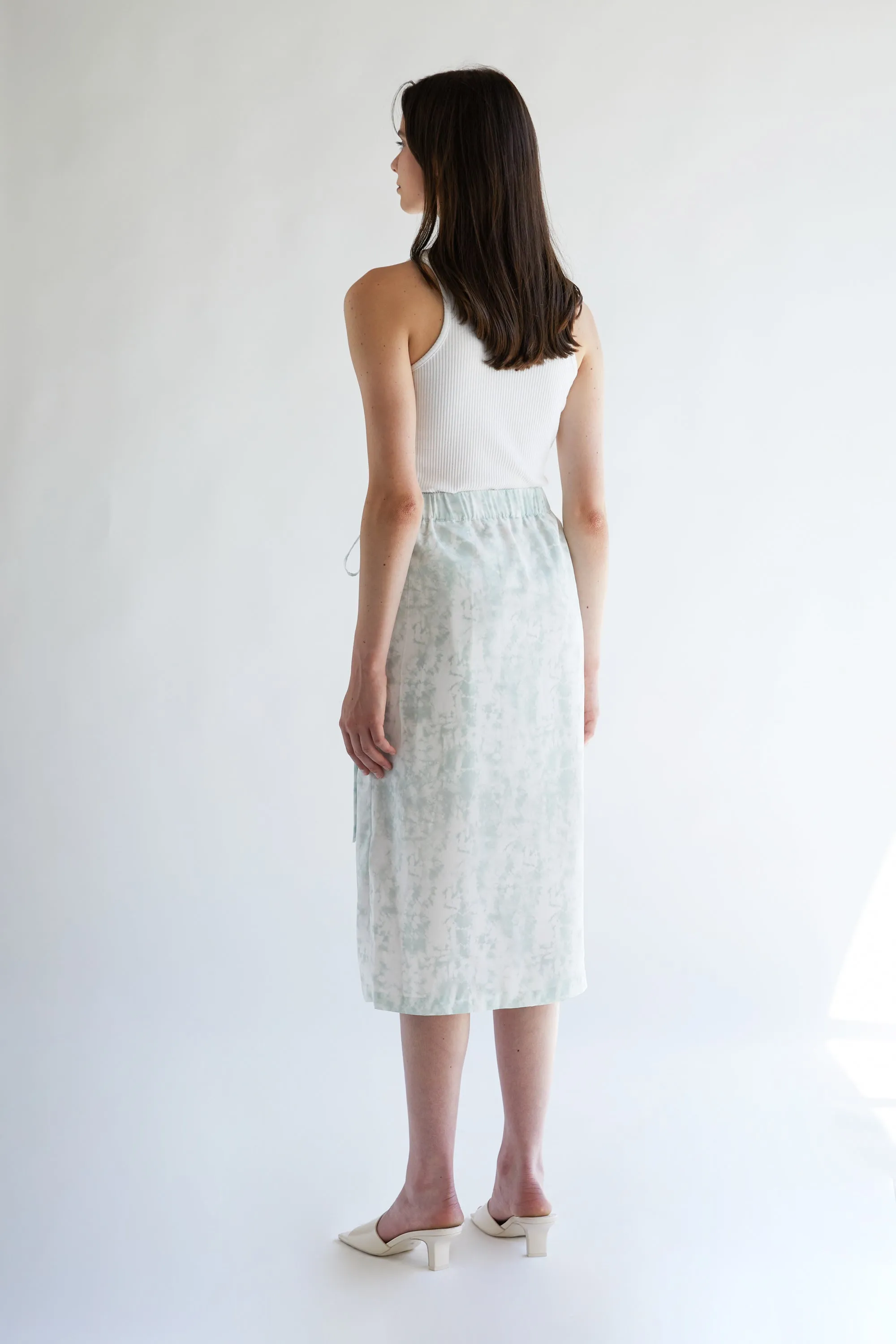 WRAP TIE DYE SKIRT sold by OAK AND FORT product image thumbnail 3