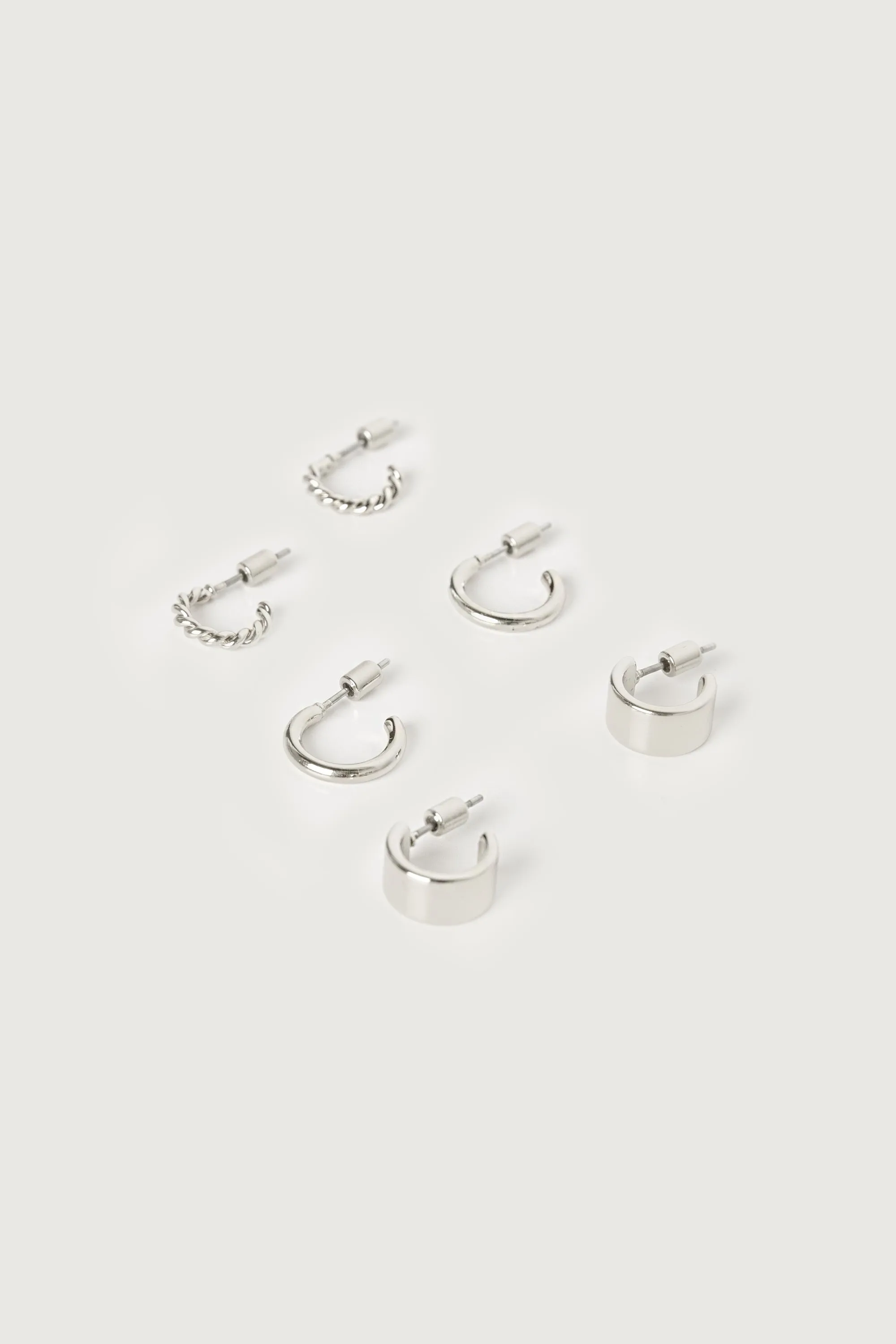 SMALL HOOP TRIO SET sold by OAK AND FORT product image thumbnail 2