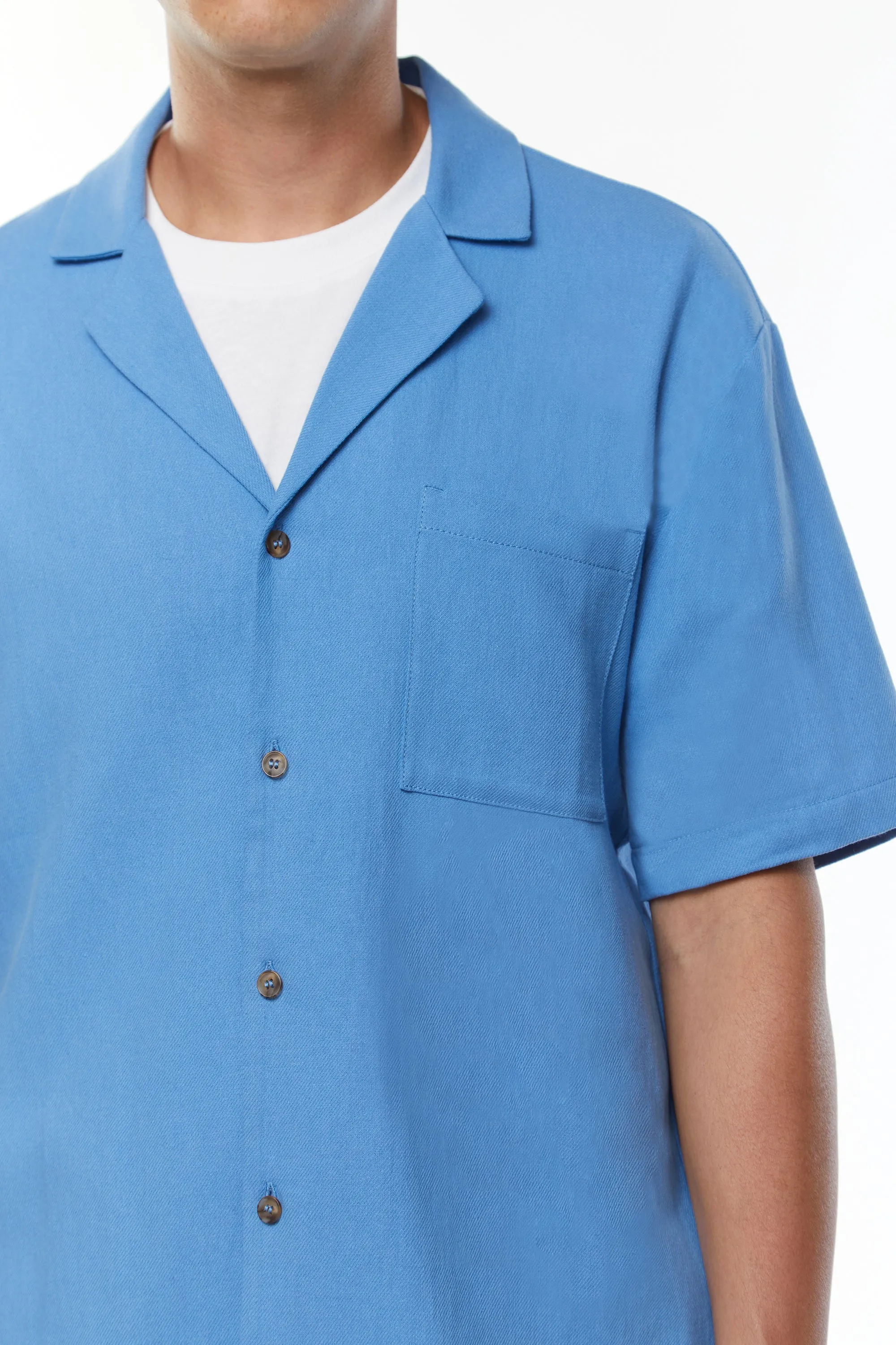LINEN BUTTON UP SHIRT sold by OAK AND FORT product image thumbnail 3