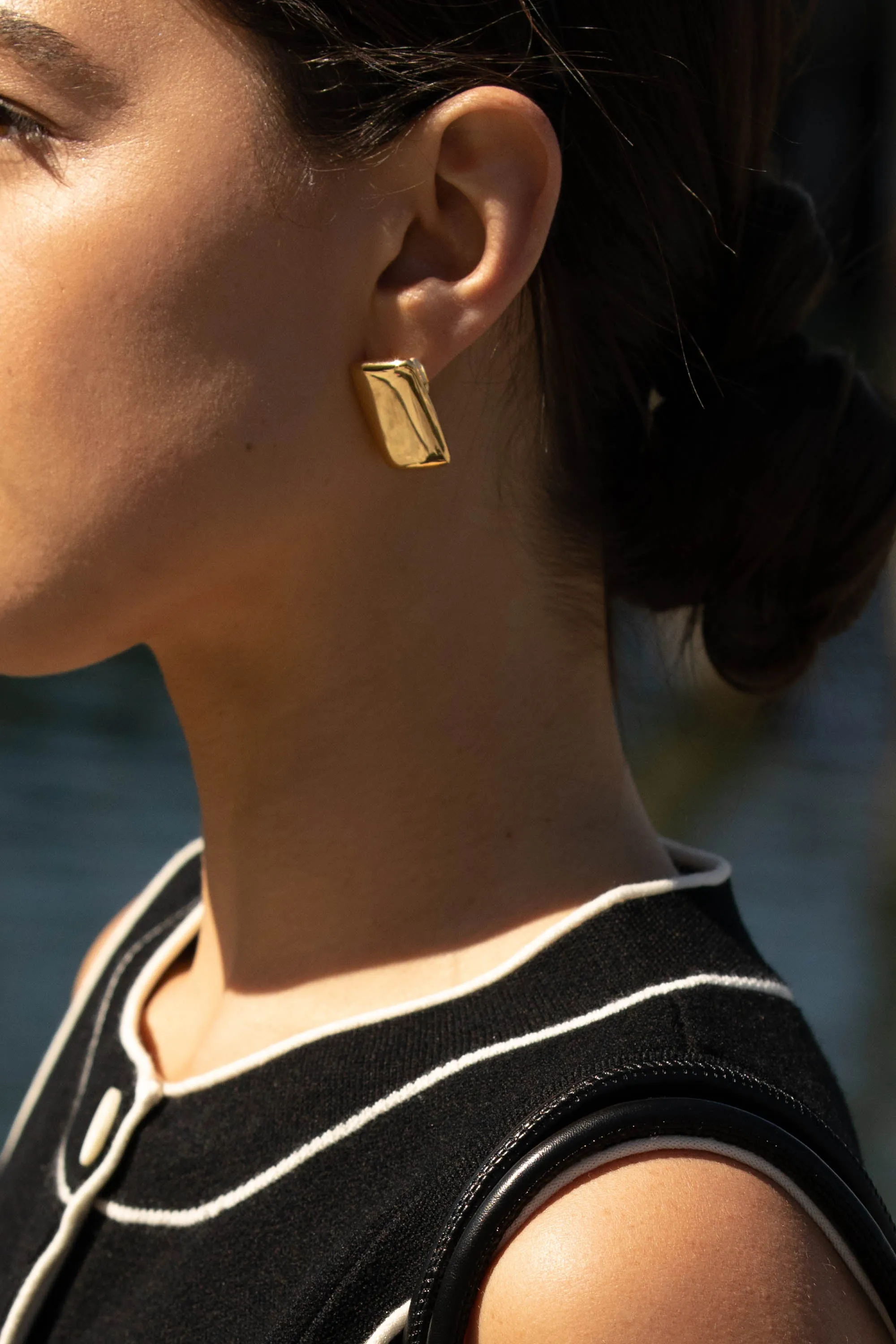 STUD SQUARE EARRING sold by OAK AND FORT