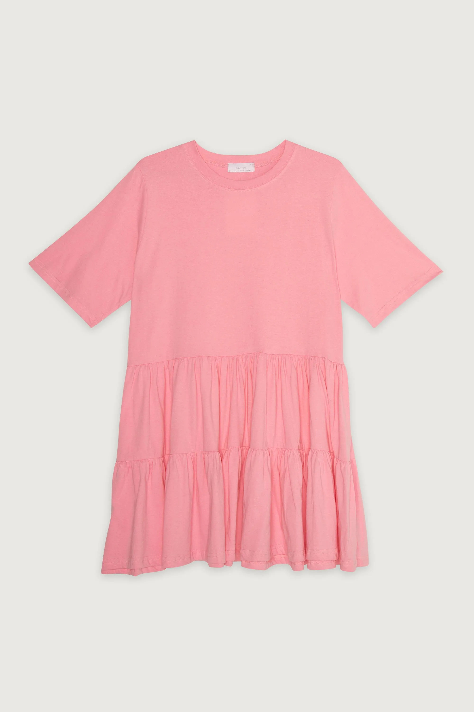 TIERED T-SHIRT DRESS sold by OAK AND FORT