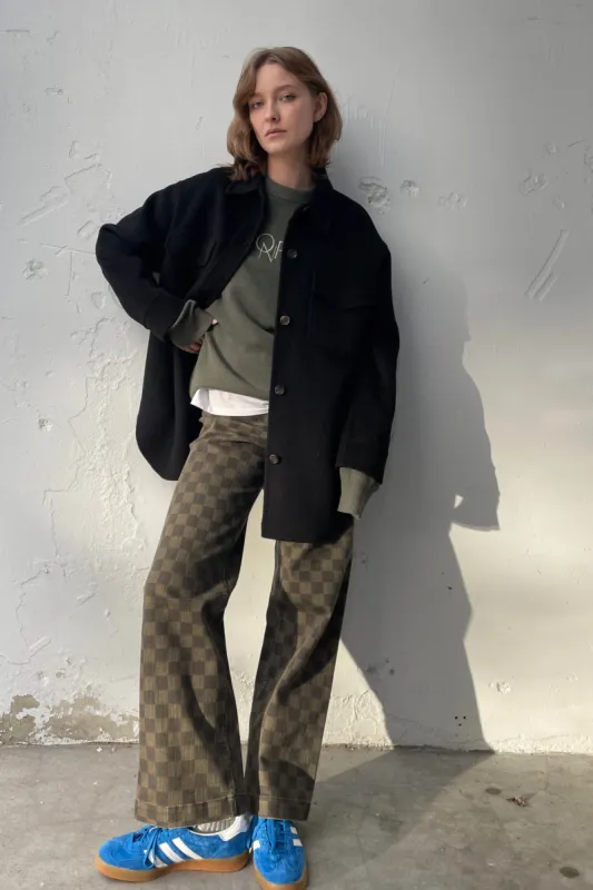 TWILL CHECKER PANT sold by OAK AND FORT