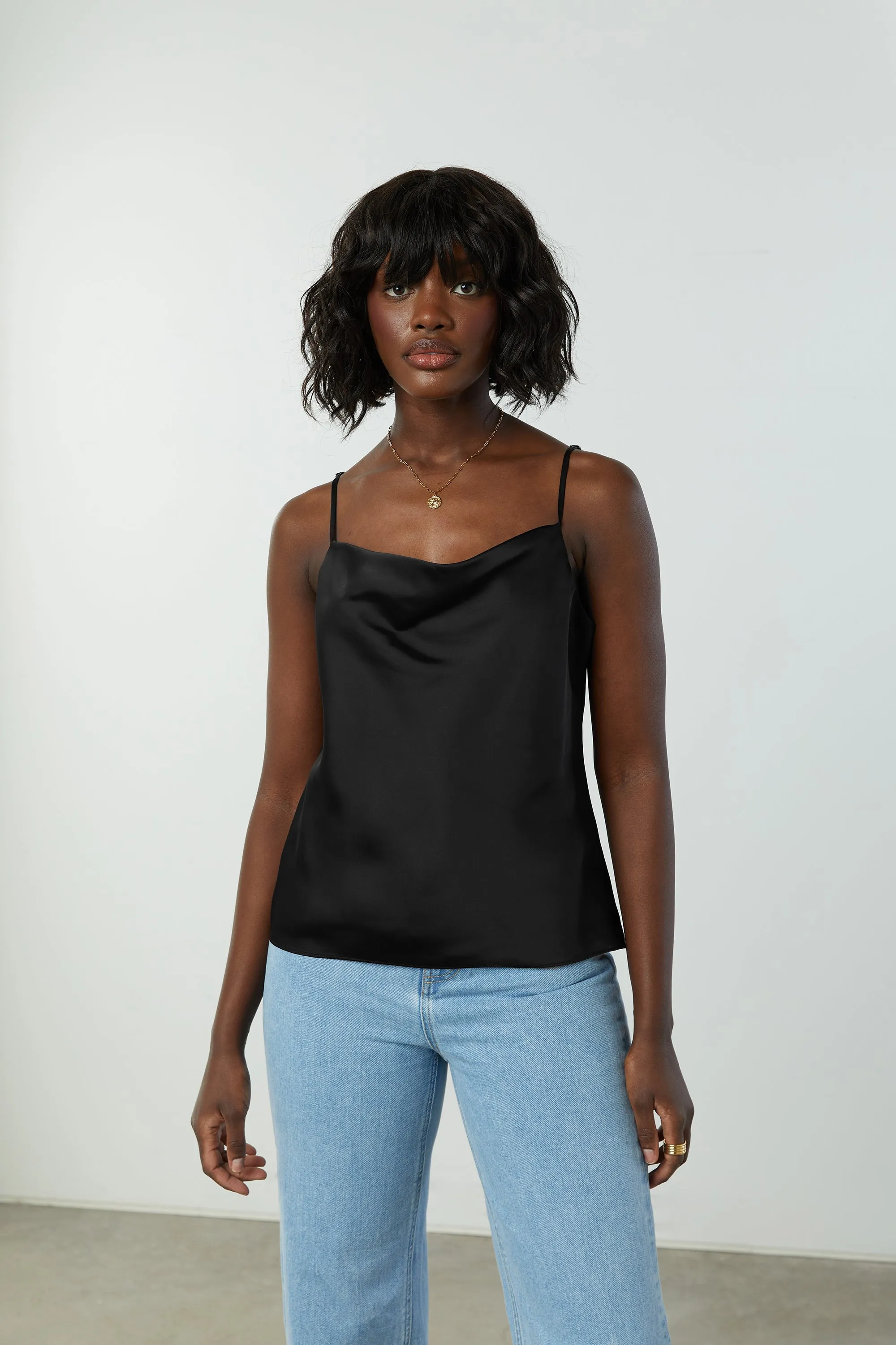 COWL NECK CAMISOLE sold by OAK AND FORT product image thumbnail 2