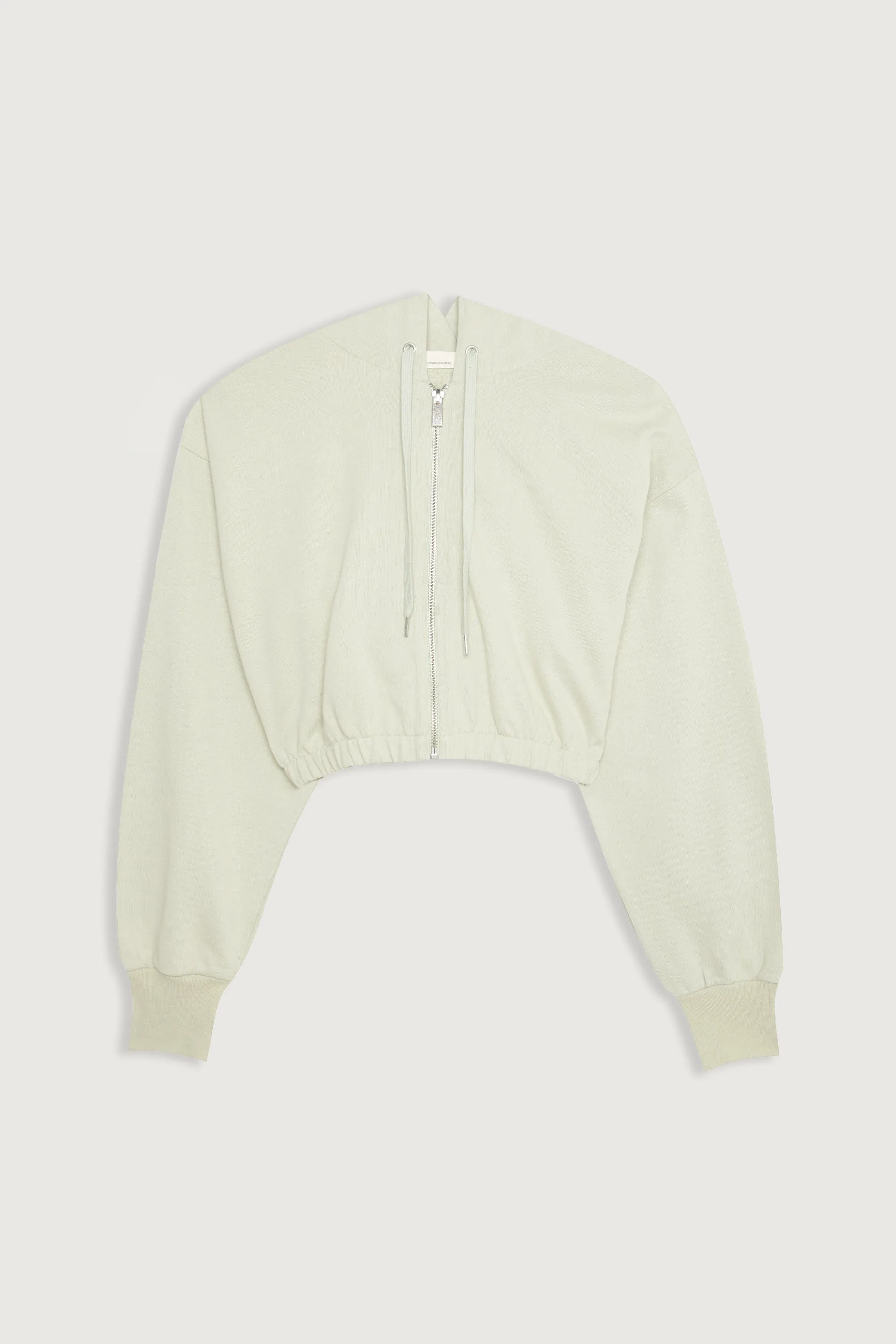 CROPPED ZIP-UP HOODIE sold by OAK AND FORT product image thumbnail 5