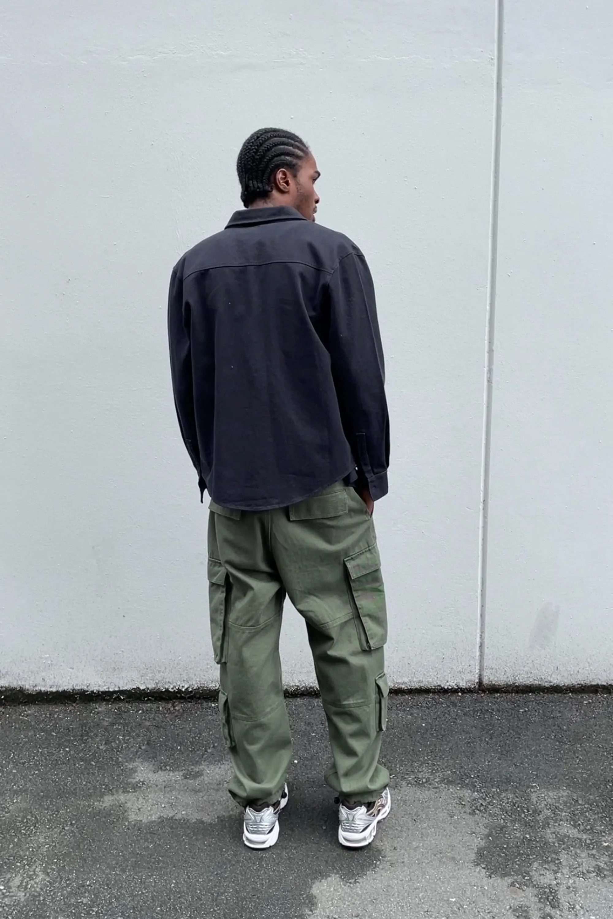 WIDE LEG CARGO CHINO PANT sold by OAK AND FORT product image thumbnail 4