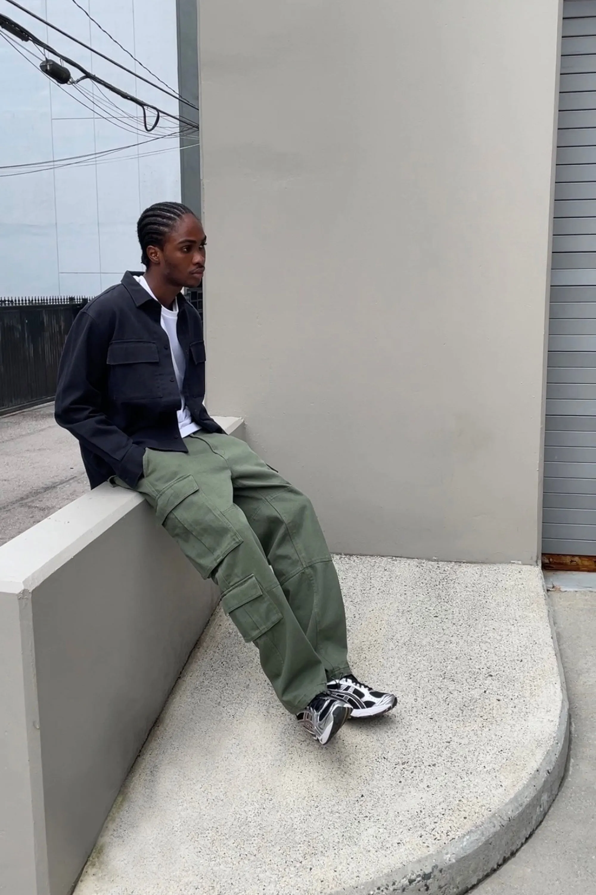 WIDE LEG CARGO CHINO PANT sold by OAK AND FORT product image thumbnail 2