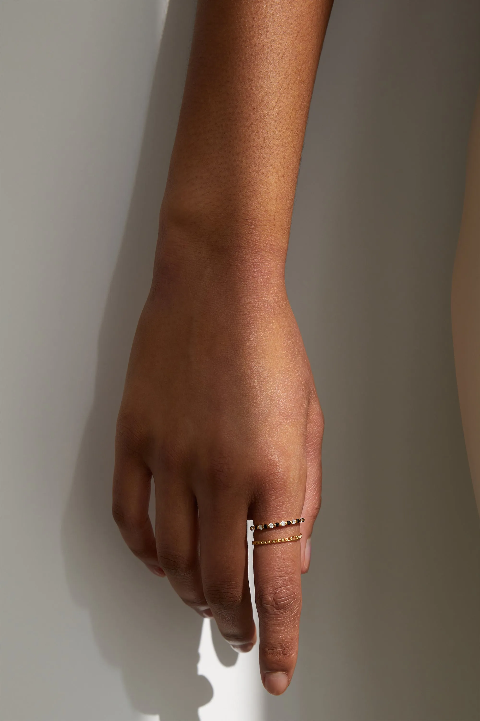 silver RING WITH STONE DETAIL sold by OAK AND FORT product image thumbnail 3