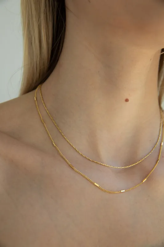 LAYERED DAINTY CHAINS sold by OAK AND FORT