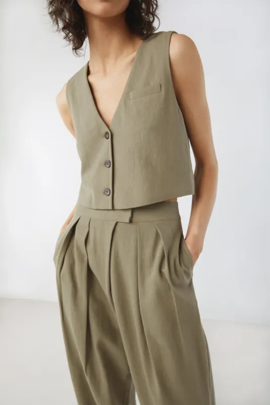 SUIT VEST sold by OAK AND FORT