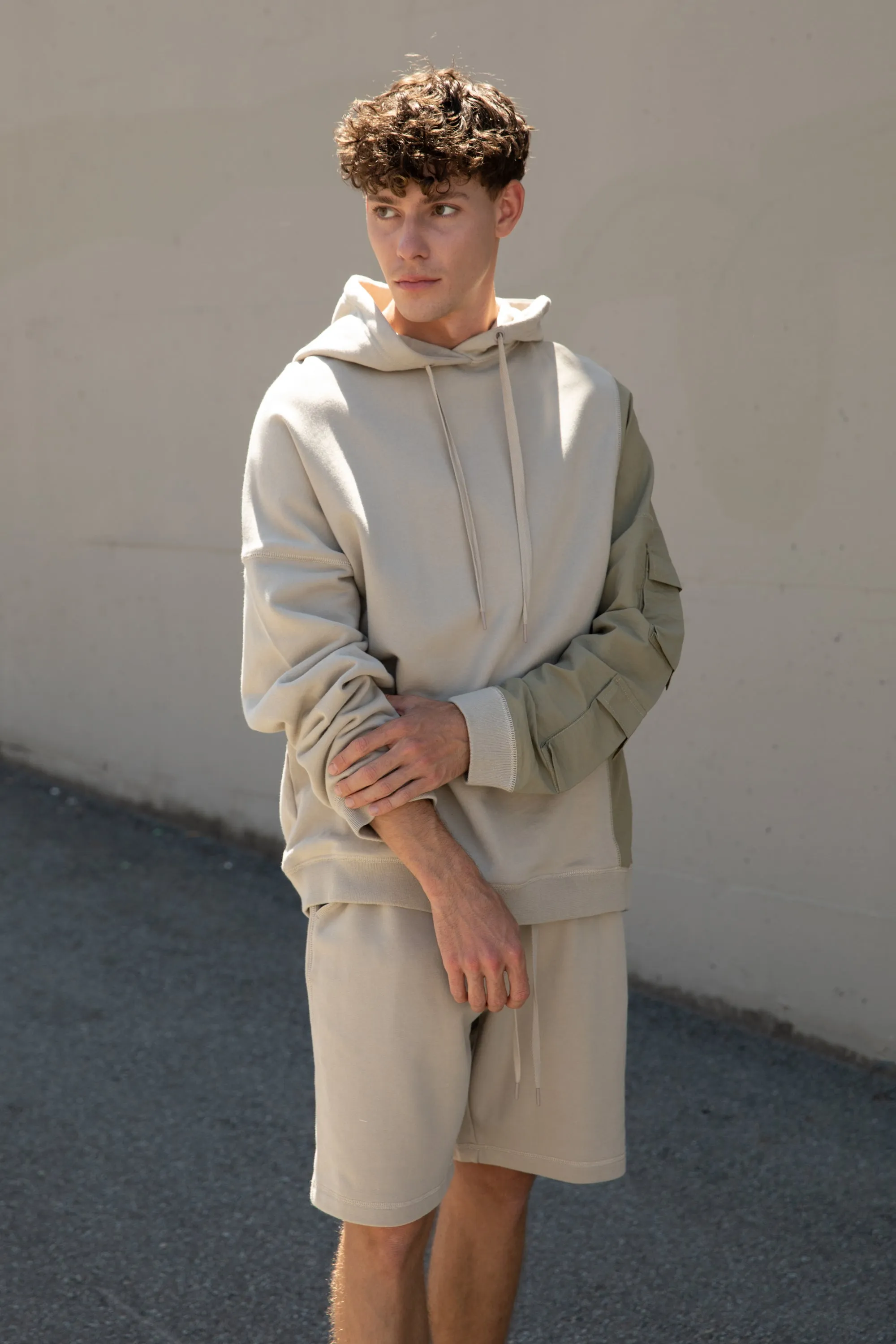 PANELED HOODIE sold by OAK AND FORT