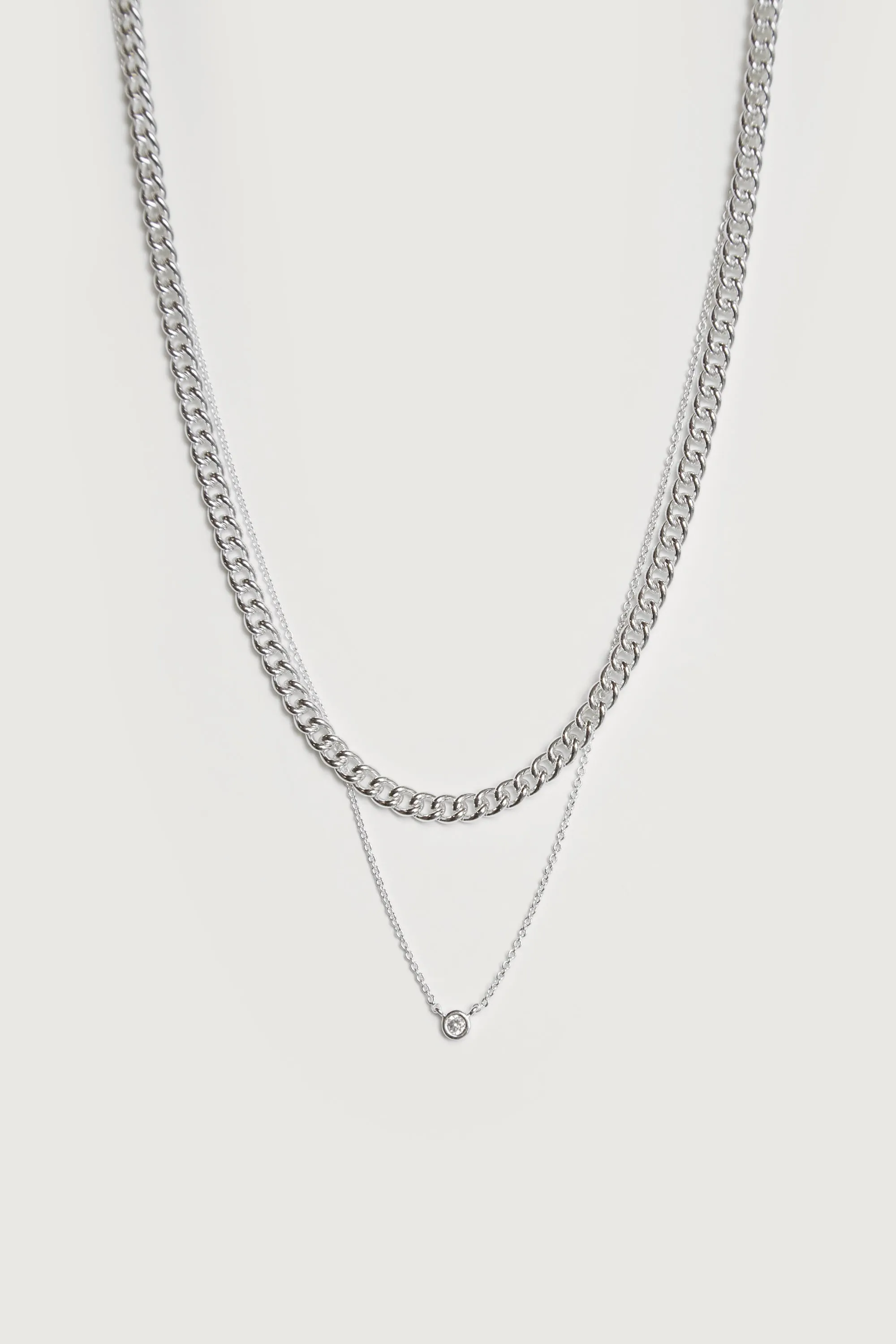 LAYERED CHAIN NECKLACE sold by OAK AND FORT product image thumbnail 4