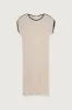 RIBBED CONTRAST TRIM DRESS sold by OAK AND FORT