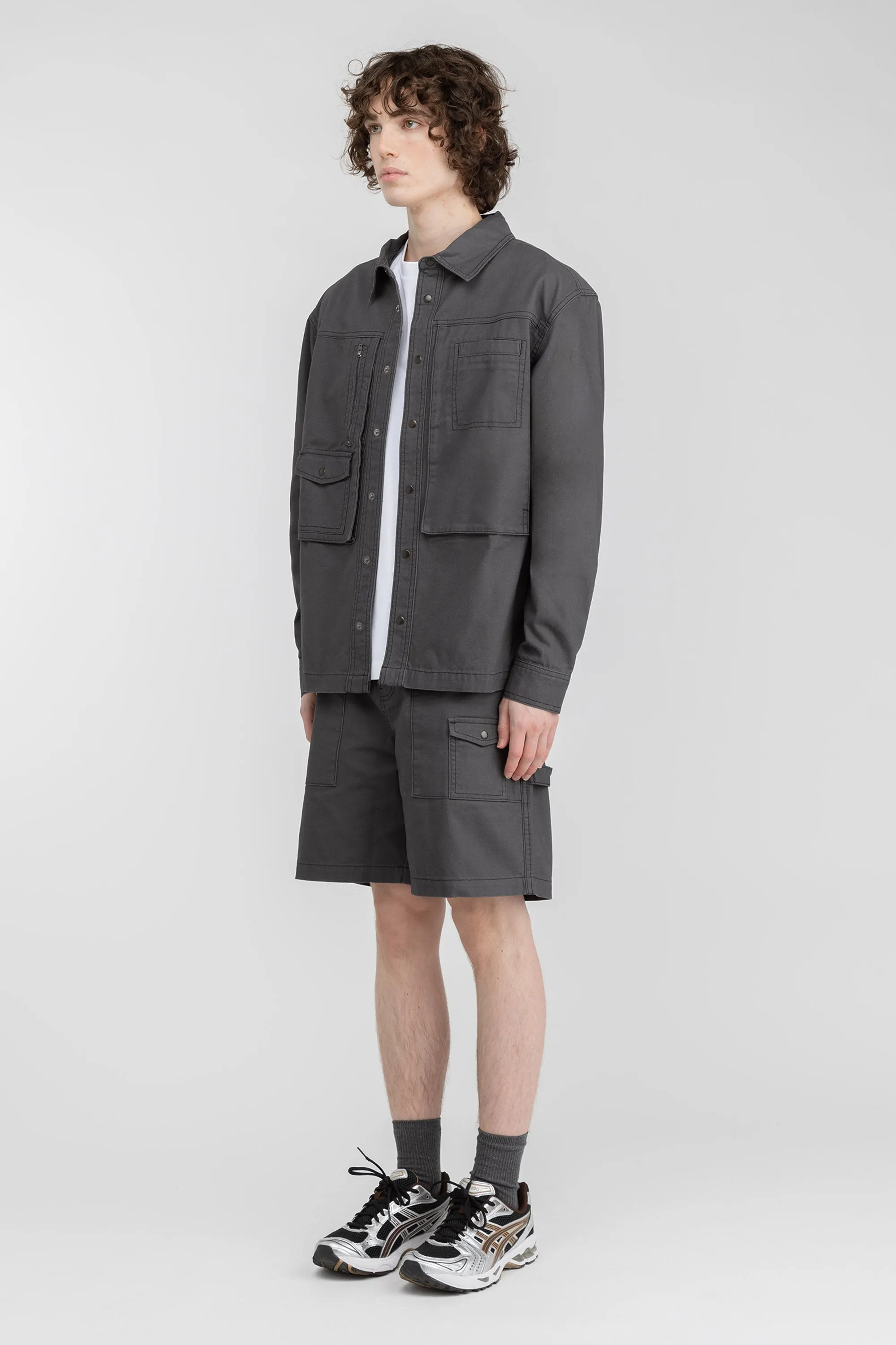 COTTON-TWILL CARGO SHORT sold by OAK AND FORT product image thumbnail 3