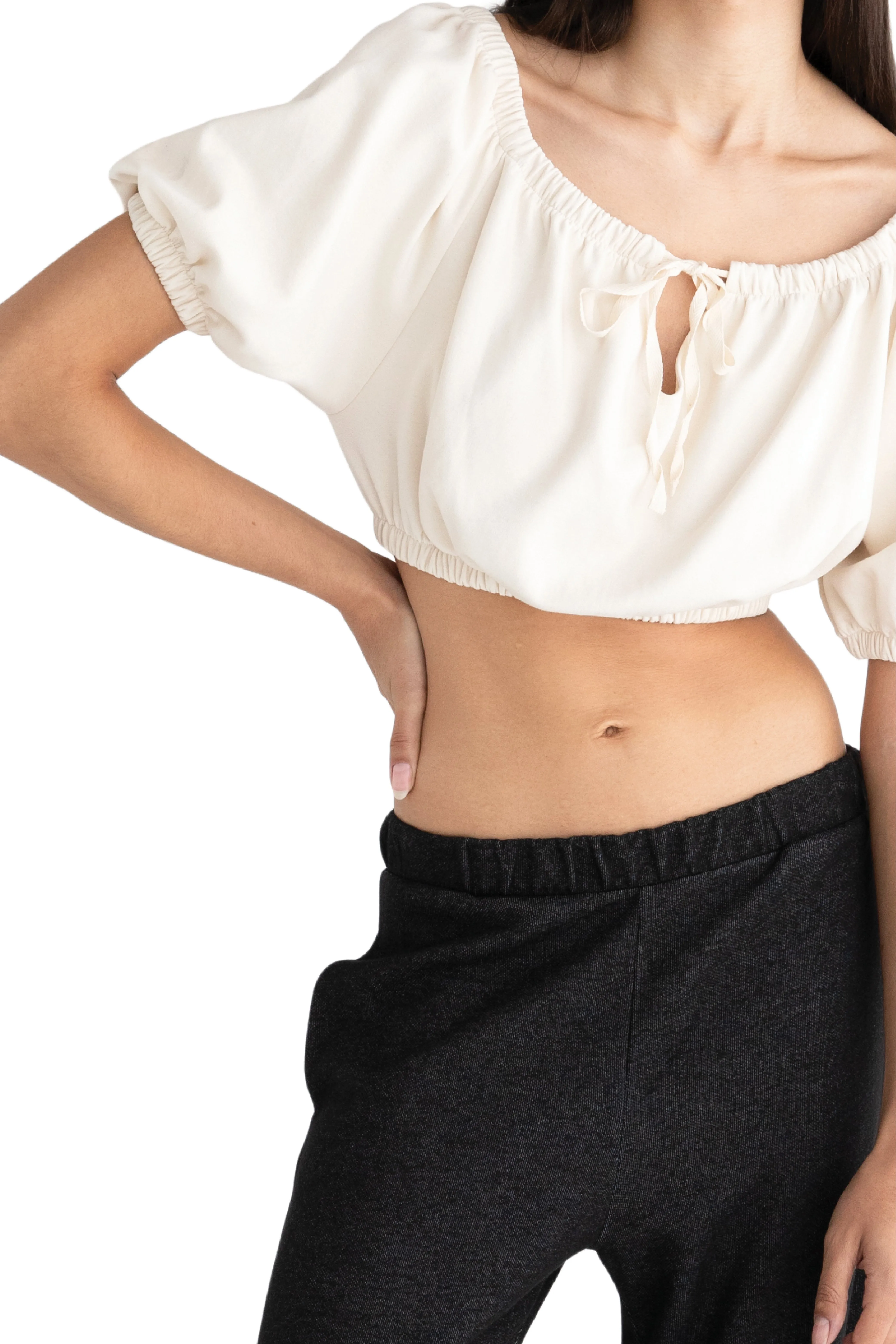CROPPED BLOUSE sold by OAK AND FORT product image thumbnail 3