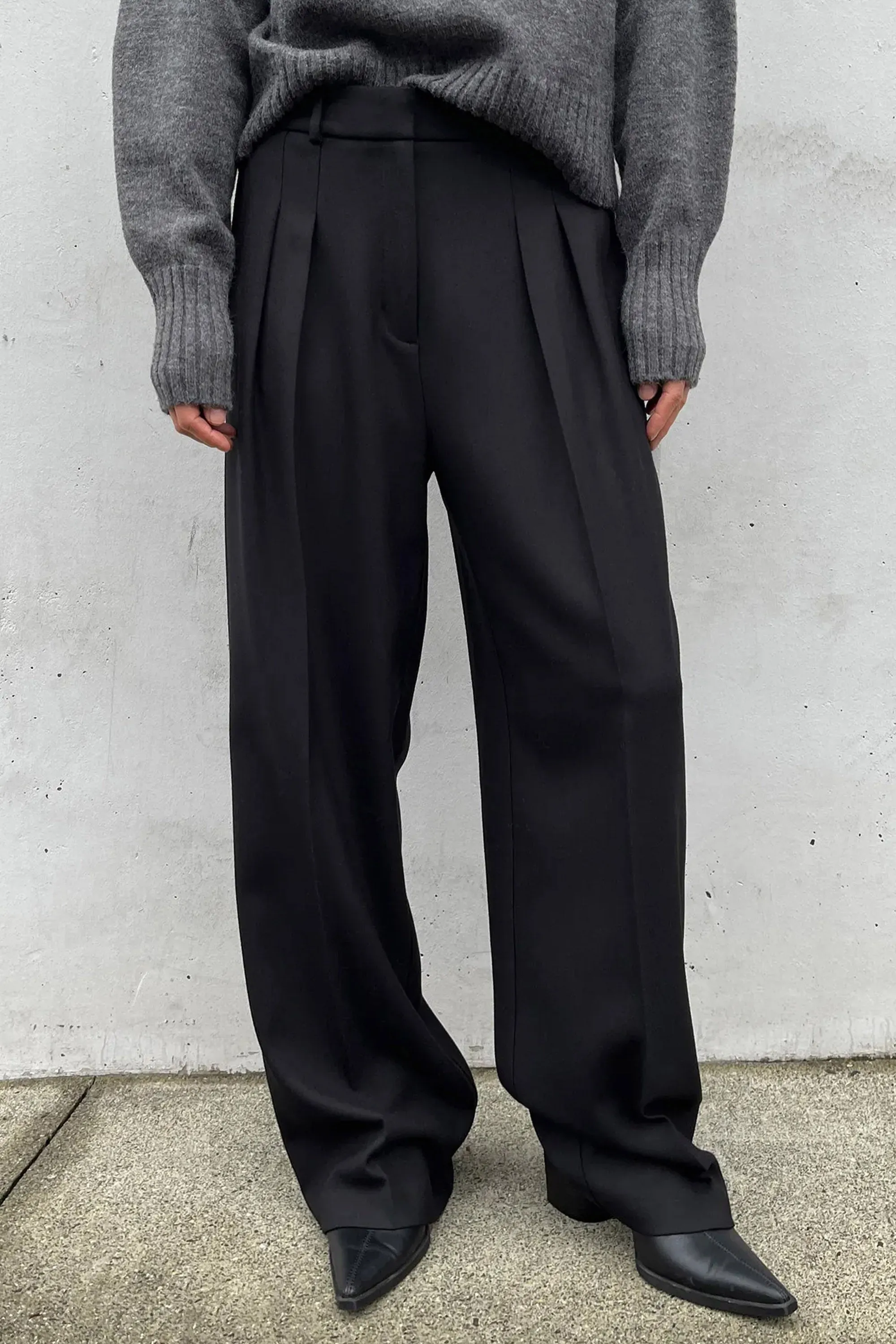 WIDE LEG TROUSER sold by OAK AND FORT product image thumbnail 3