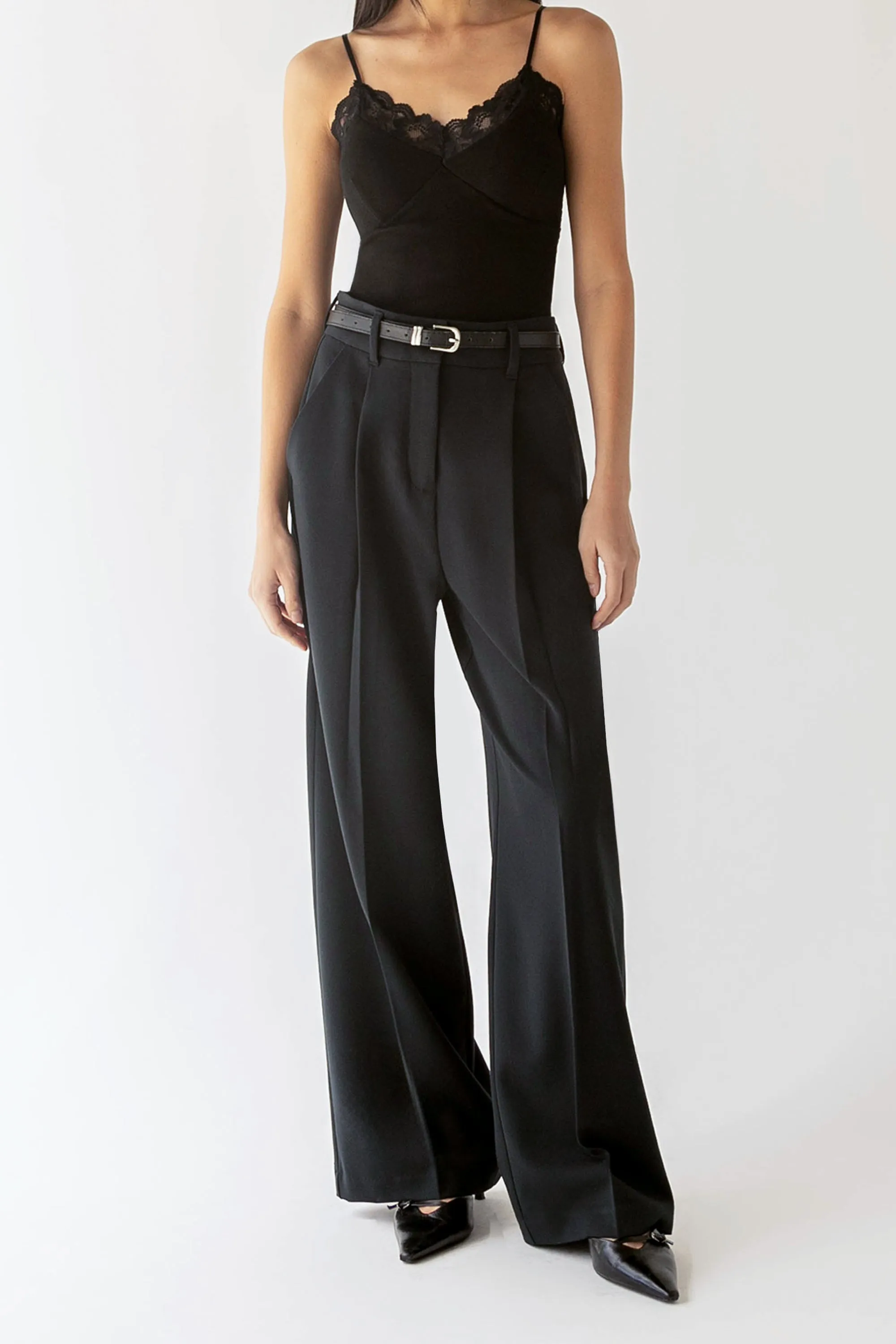 WIDE LEG TROUSER sold by OAK AND FORT product image thumbnail 4