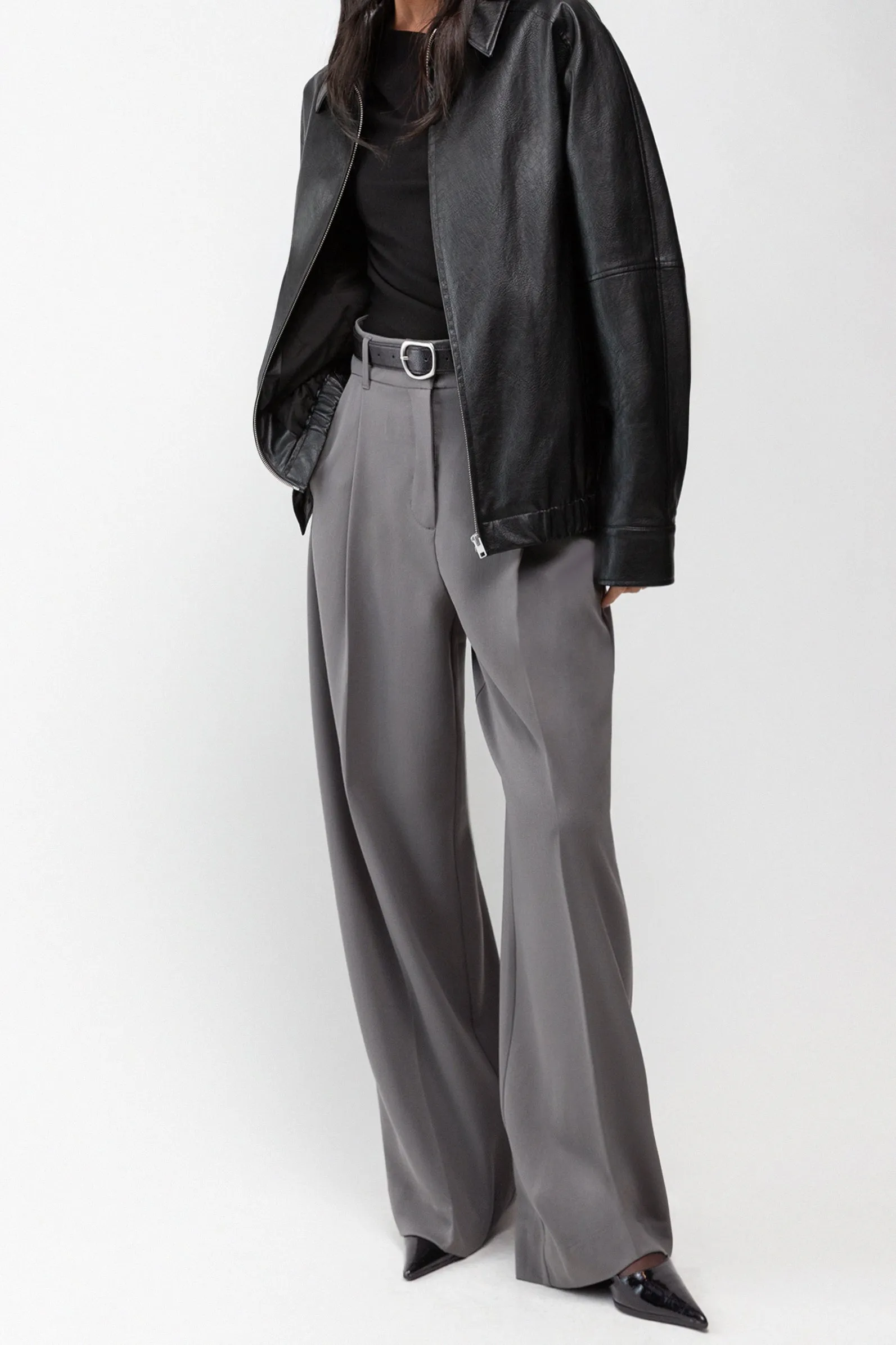 WIDE LEG TROUSER sold by OAK AND FORT product image thumbnail 3
