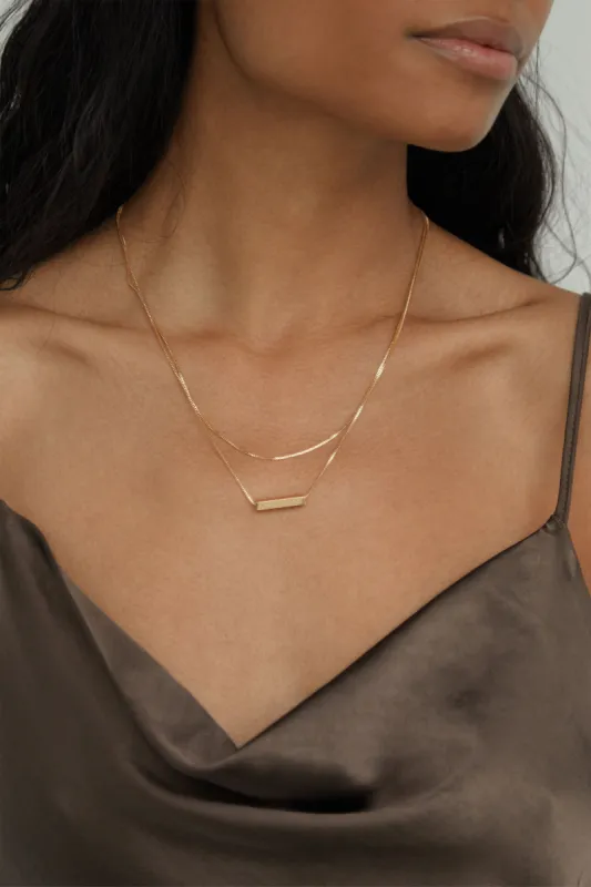 DAINTY DOUBLE NECKLACE sold by OAK AND FORT