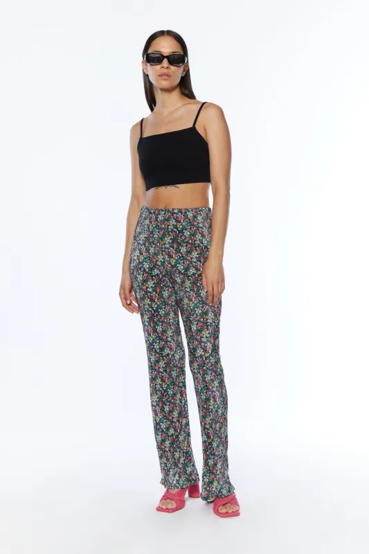 PLEATED FLORAL PANT sold by OAK AND FORT