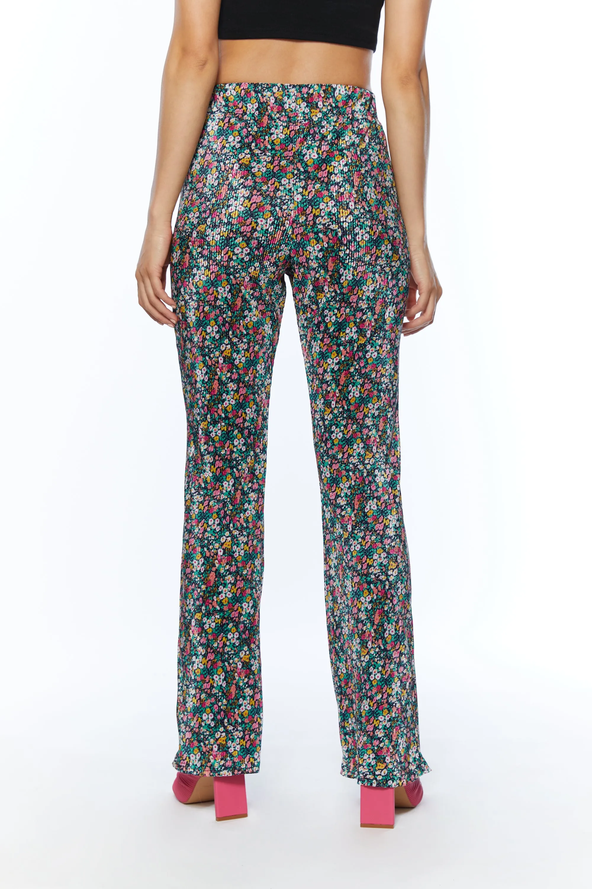 PLEATED FLORAL PANT sold by OAK AND FORT product image thumbnail 4