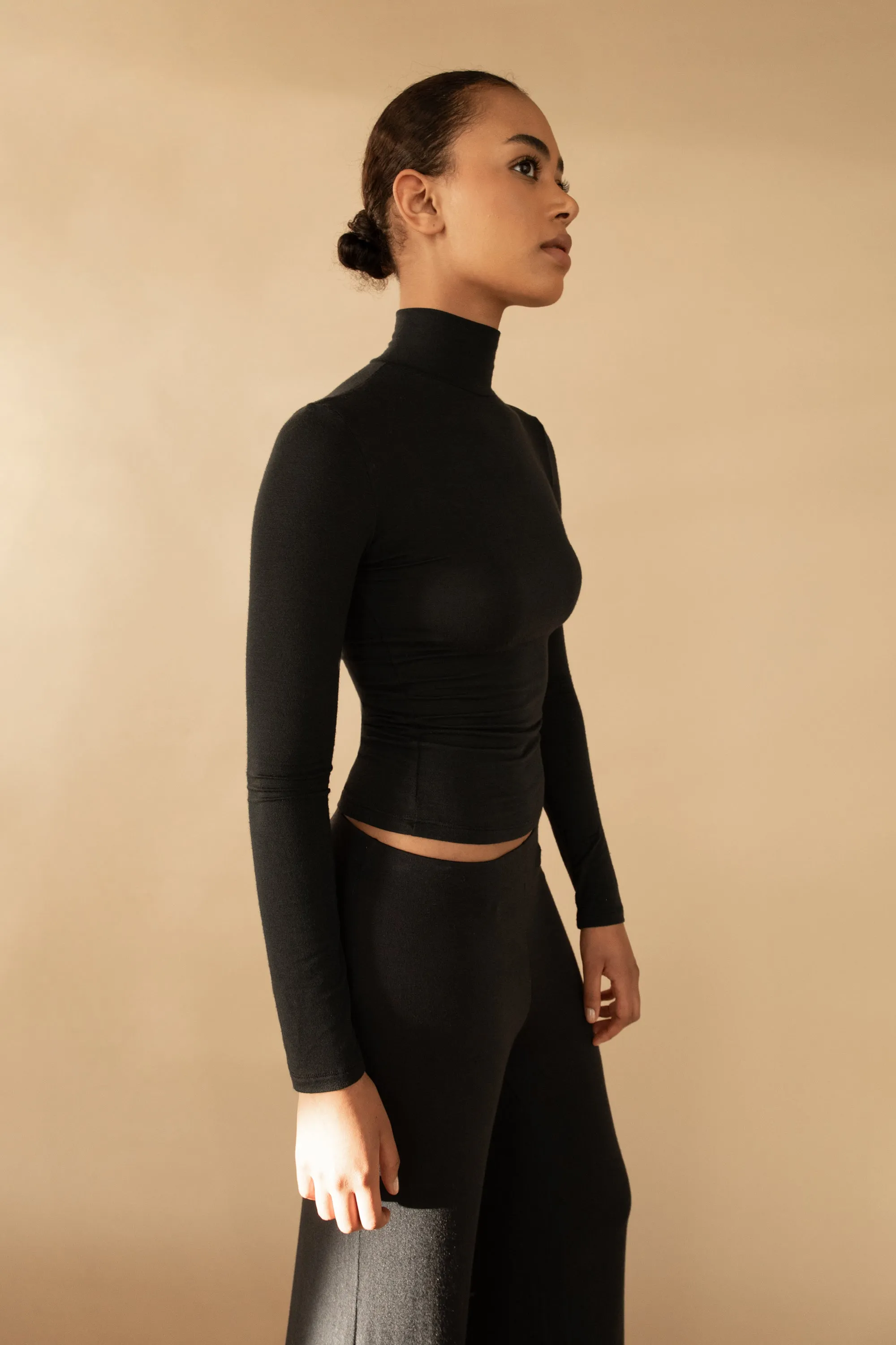TURTLENECK LONG SLEEVE TOP sold by OAK AND FORT product image thumbnail 2