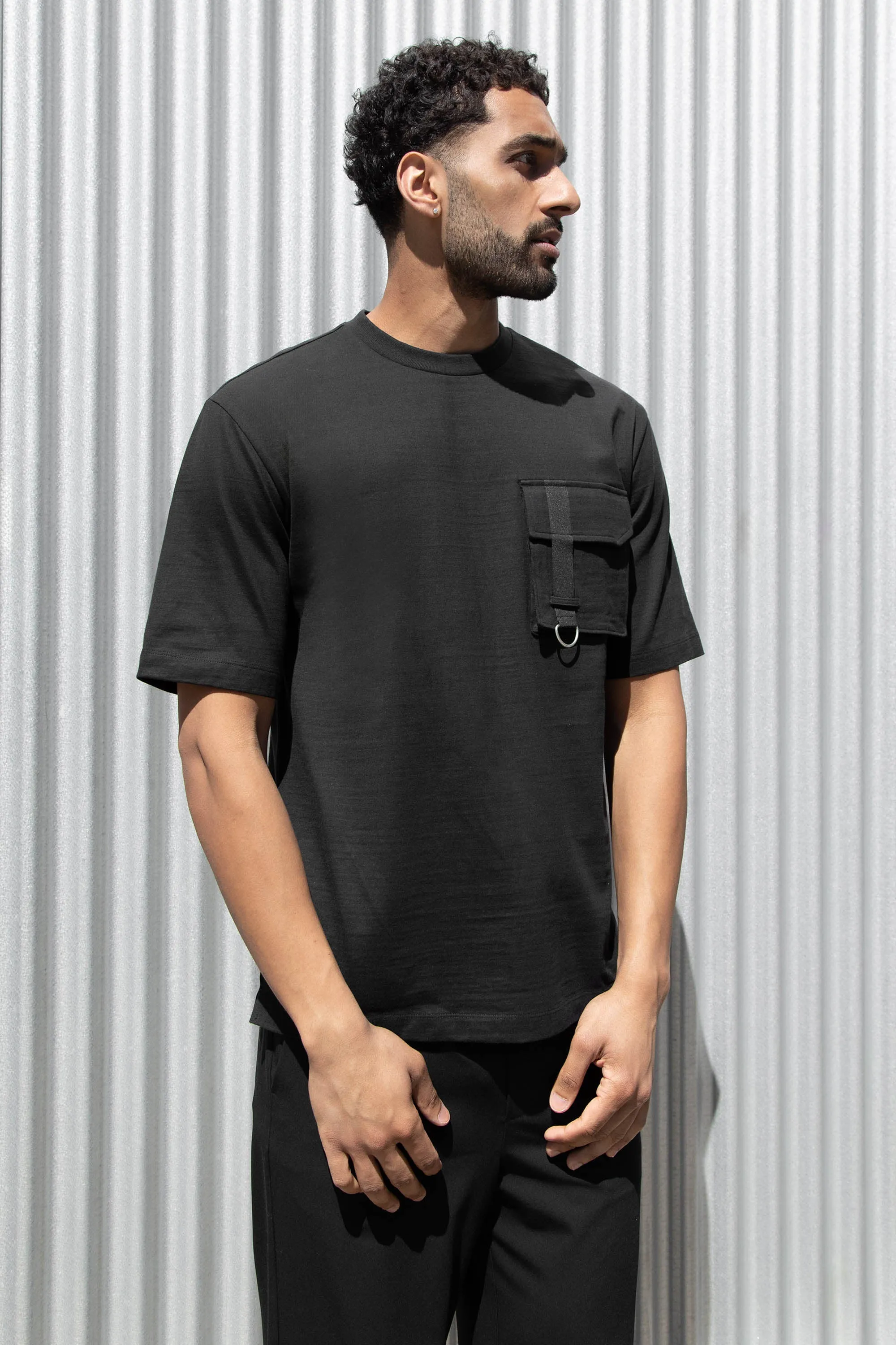 CARGO POCKET T-SHIRT sold by OAK AND FORT product image thumbnail 2