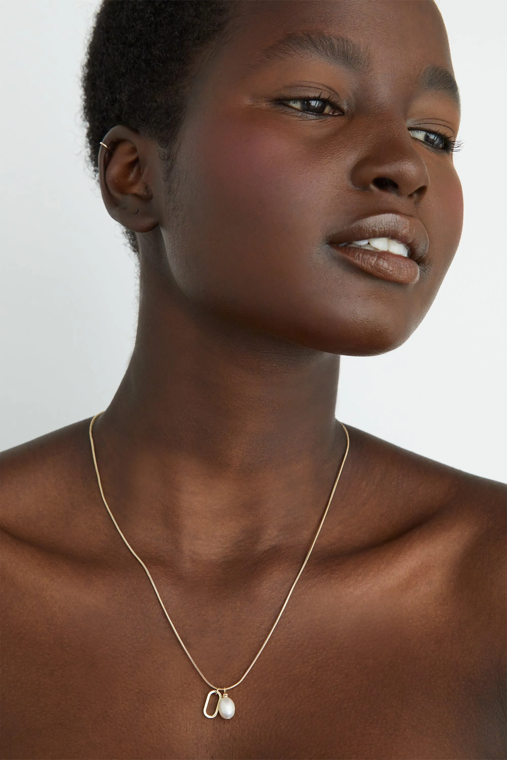 NECKLACE WITH PEARL sold by OAK AND FORT product image thumbnail 2