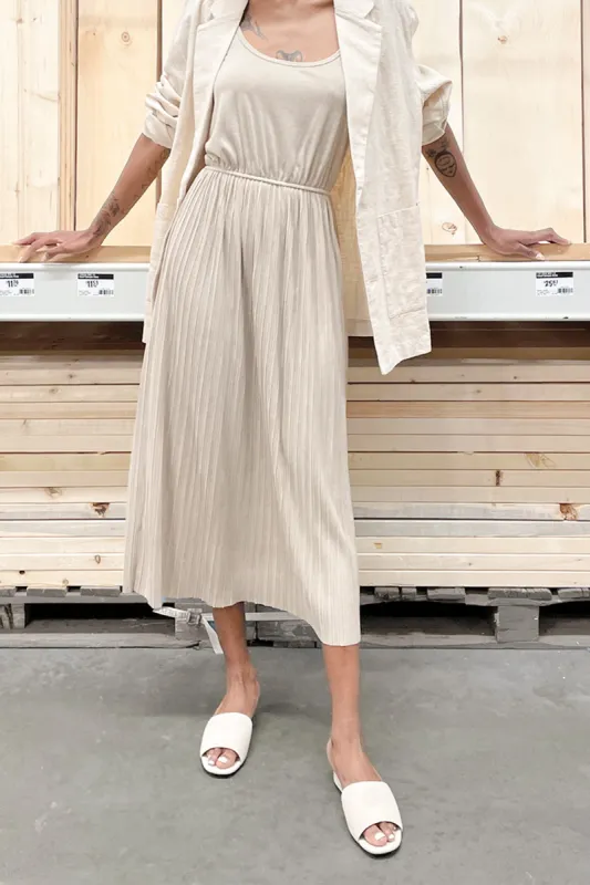 PLEATED MIDI DRESS sold by OAK AND FORT
