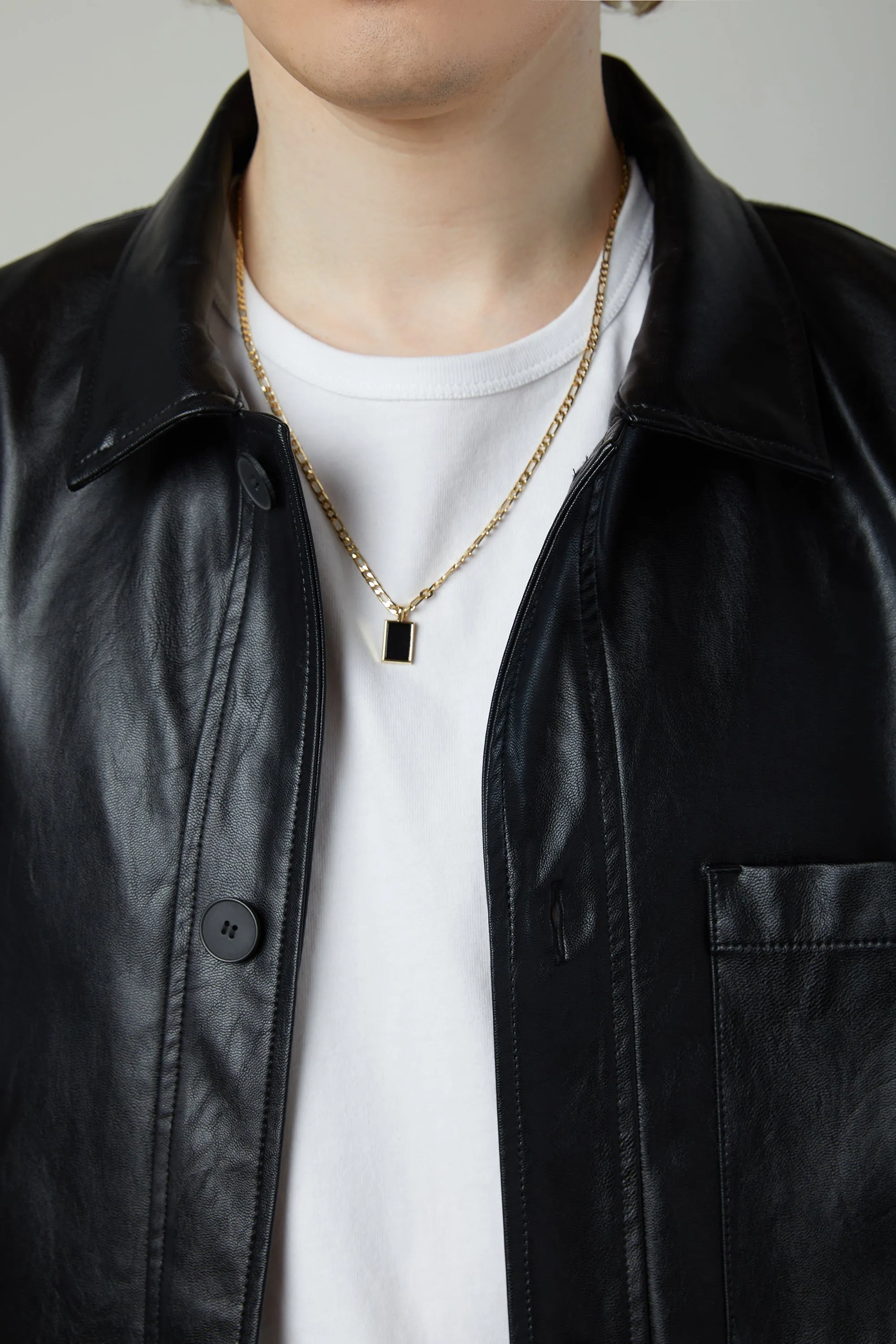 SQUARE PENDANT NECKLACE sold by OAK AND FORT