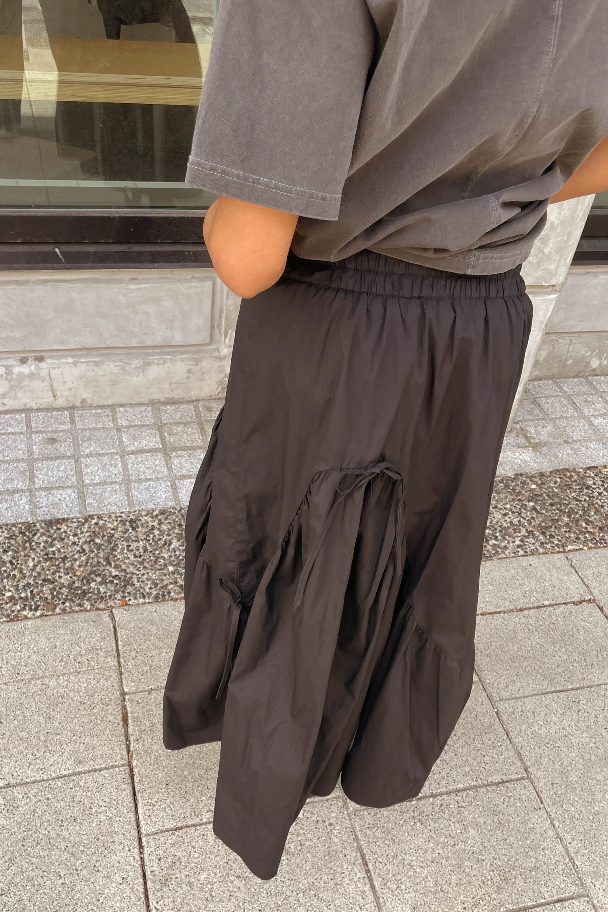 NYLON MAXI SKIRT sold by OAK AND FORT product image thumbnail 4