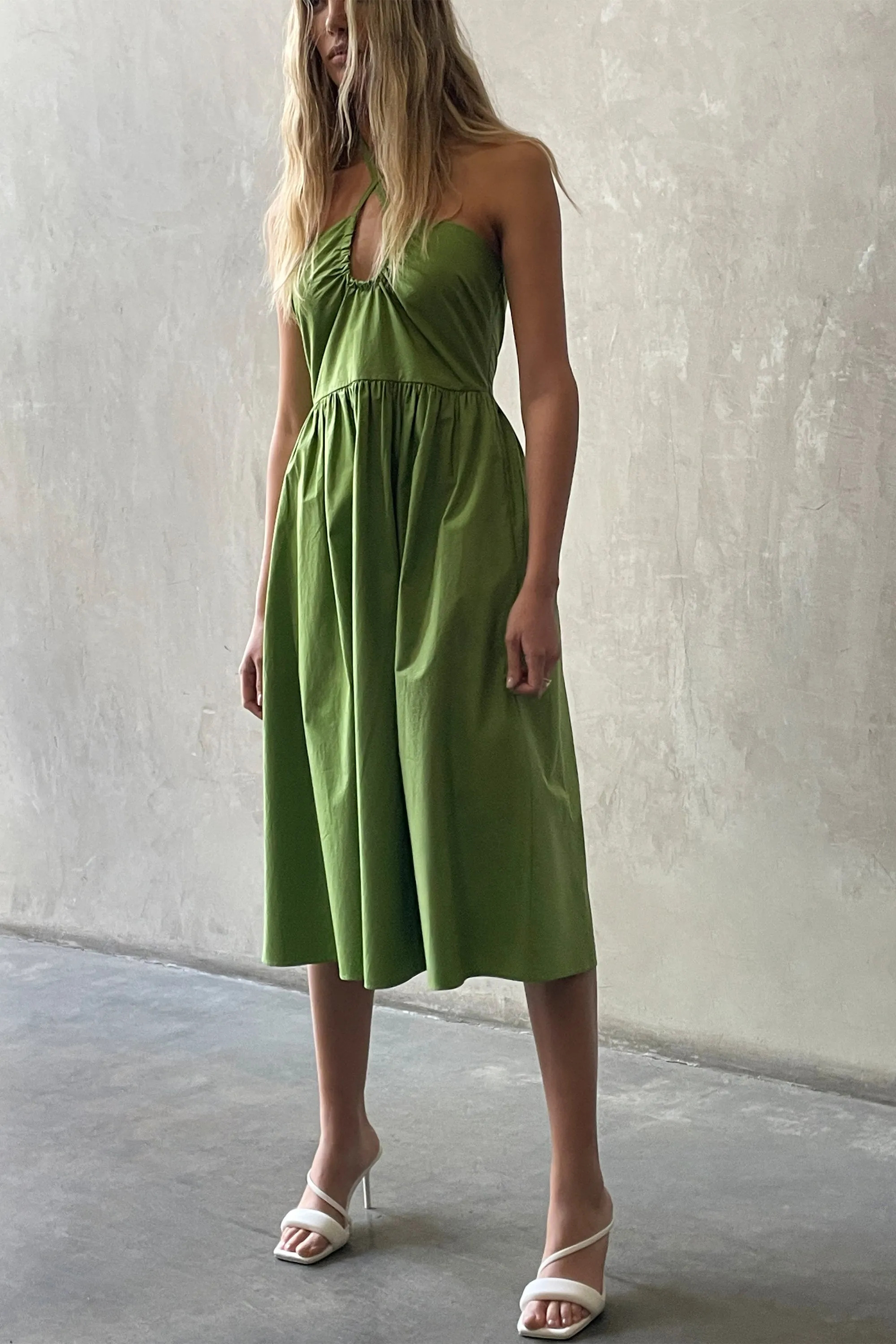 HALTER NECK MIDI DRESS sold by OAK AND FORT product image thumbnail 4