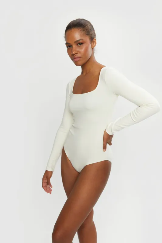 SQUARE NECKLINE BODYSUIT sold by OAK AND FORT