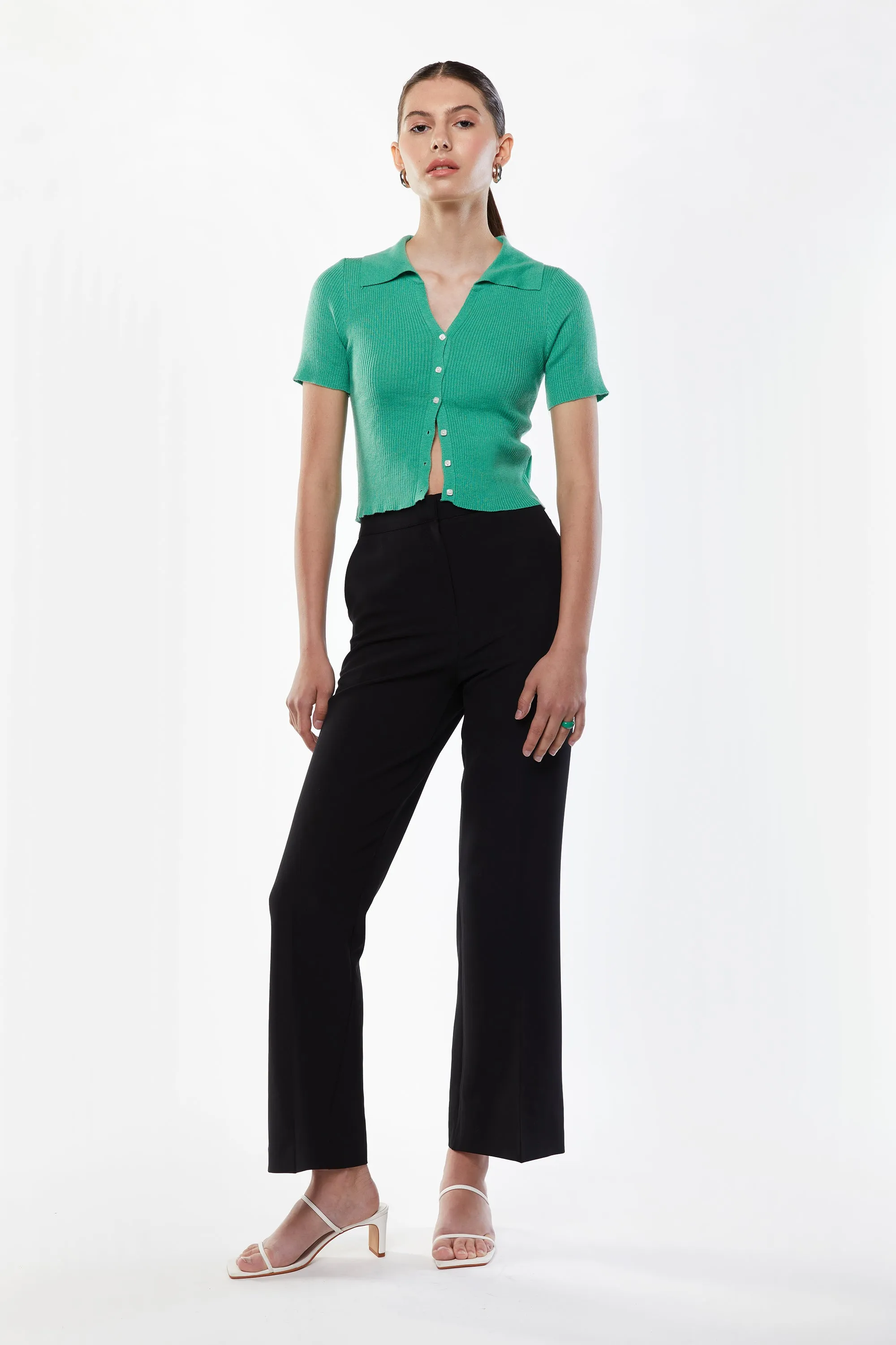 BUTTON UP SHORT SLEEVE CARDIGAN sold by OAK AND FORT