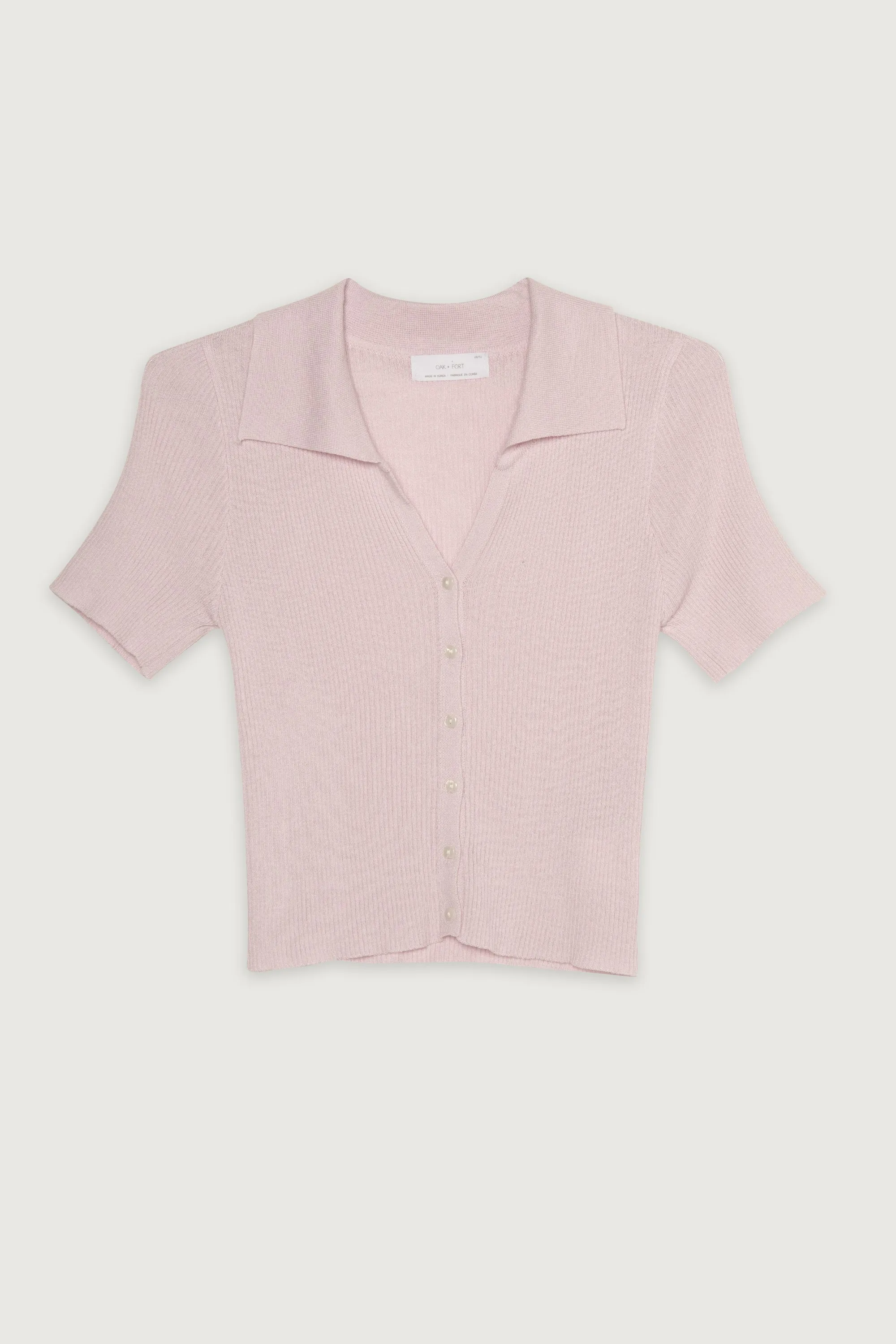 BUTTON UP SHORT SLEEVE CARDIGAN sold by OAK AND FORT product image thumbnail 5