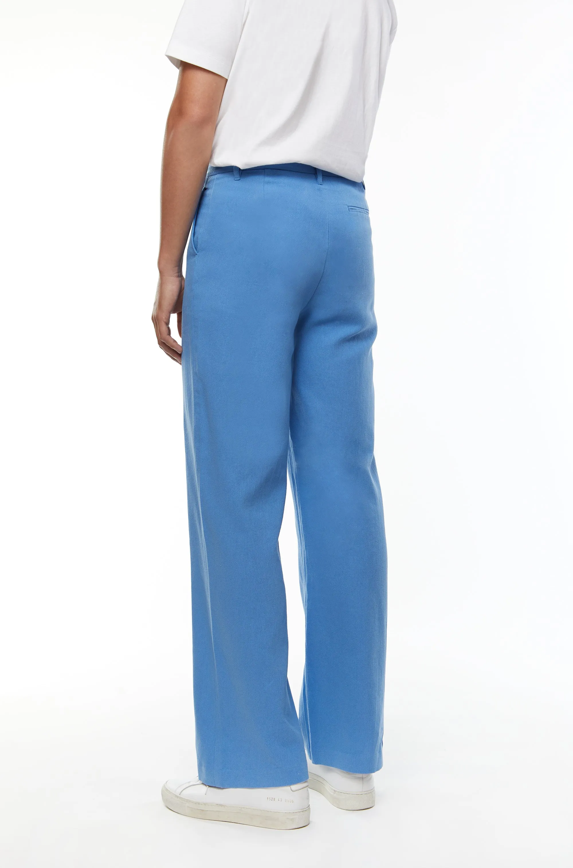 WIDE LEG LINEN PANTS sold by OAK AND FORT product image thumbnail 4
