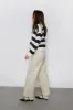 STRIPED COLLARED CARDIGAN sold by OAK AND FORT