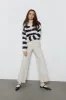 STRIPED COLLARED CARDIGAN sold by OAK AND FORT