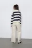 STRIPED COLLARED CARDIGAN sold by OAK AND FORT