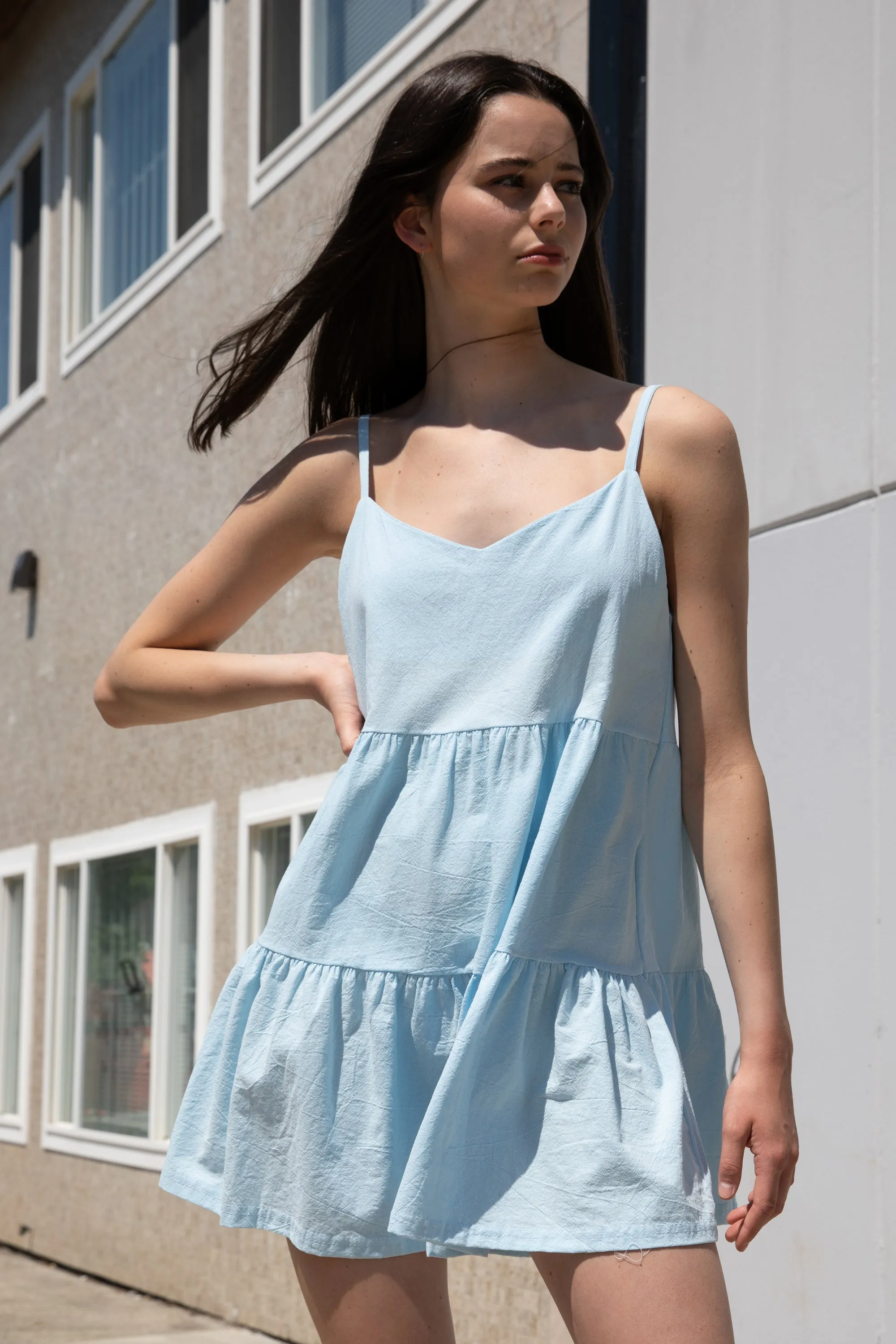 TIERED MINI DRESS sold by OAK AND FORT product image thumbnail 4