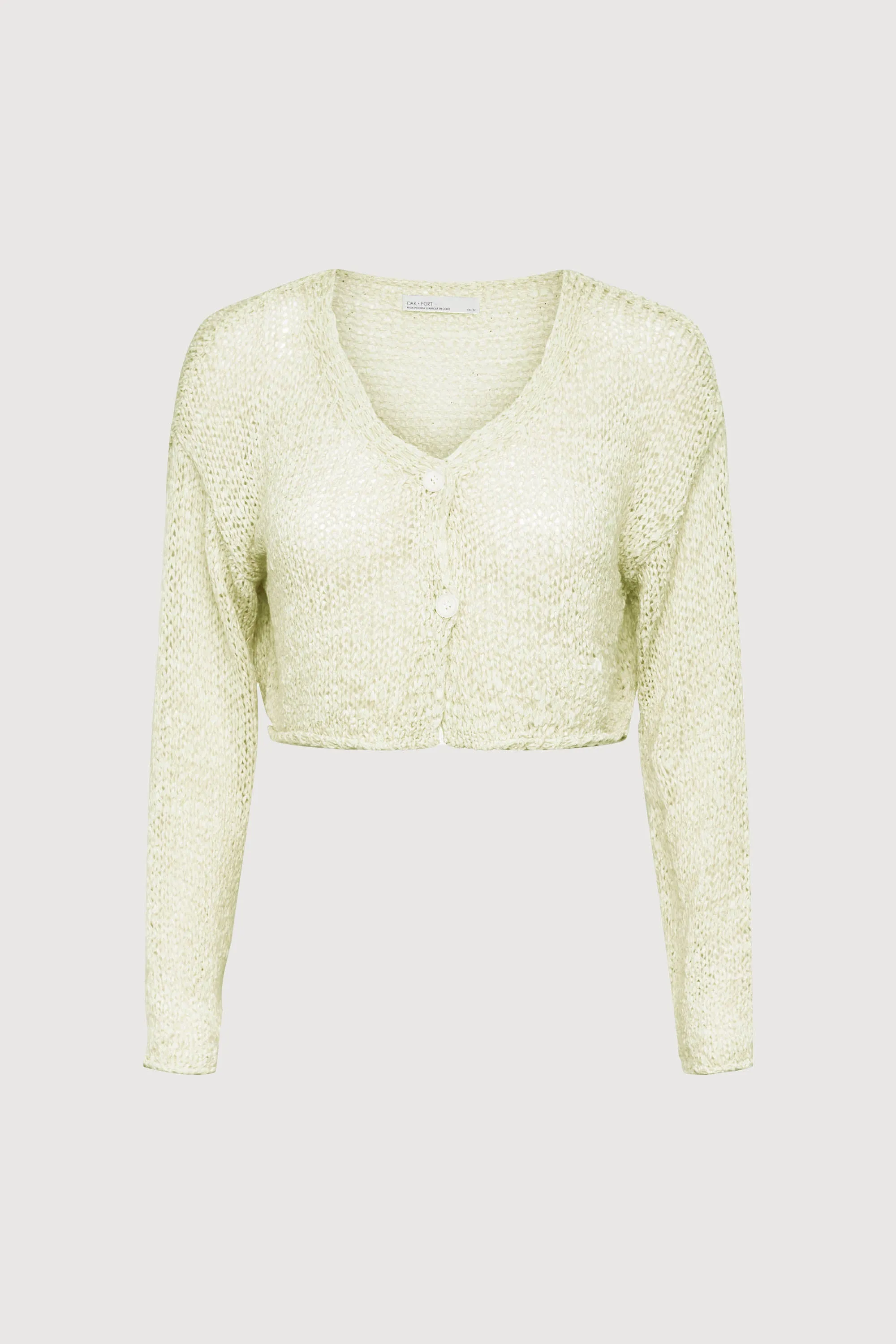 CROPPED CROCHET CARDIGAN sold by OAK AND FORT product image thumbnail 4