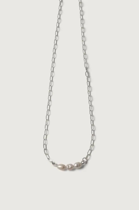 THREE NATURAL PEARL NECKLACE sold by OAK AND FORT